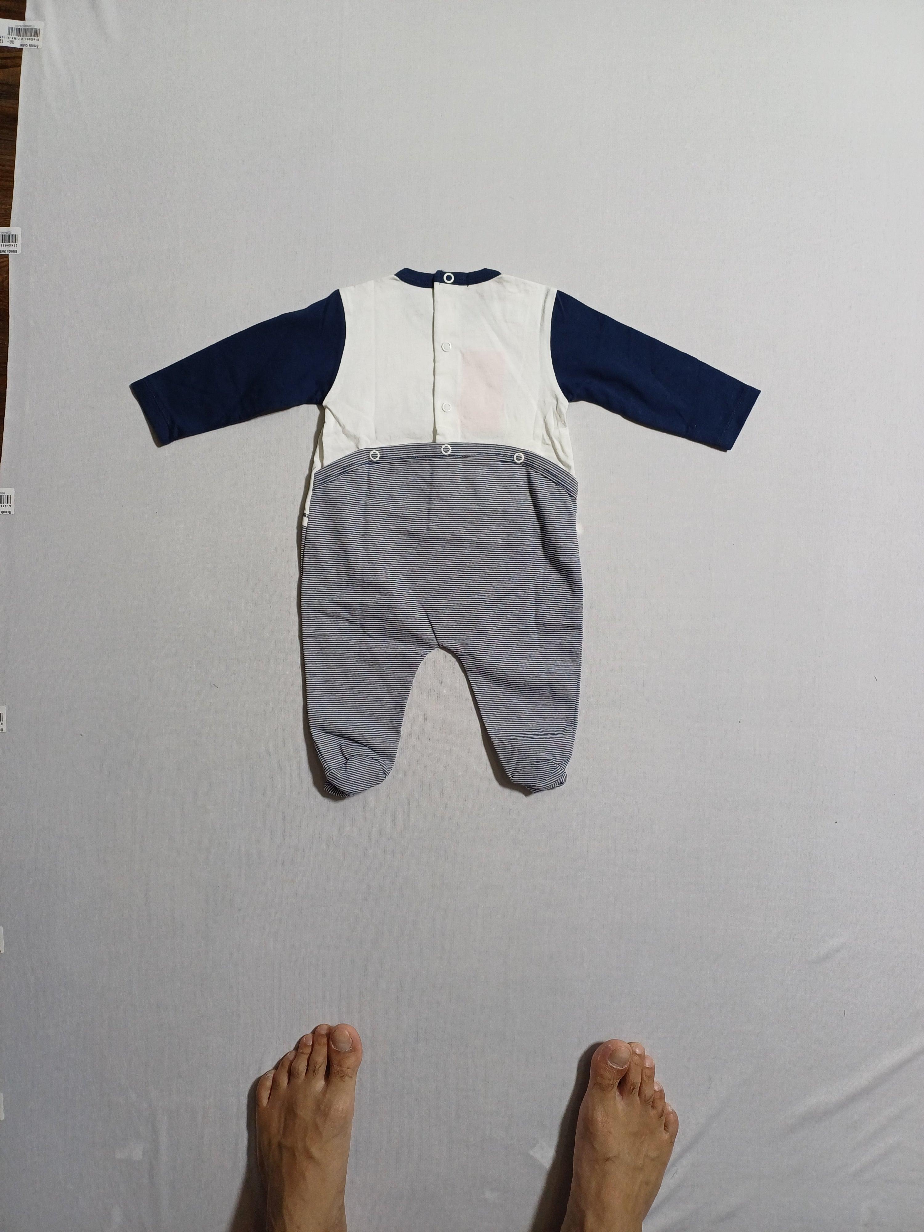 BARBOTEUSE BÉBÉ MONTEFIORE NAVY-3M LS 0310