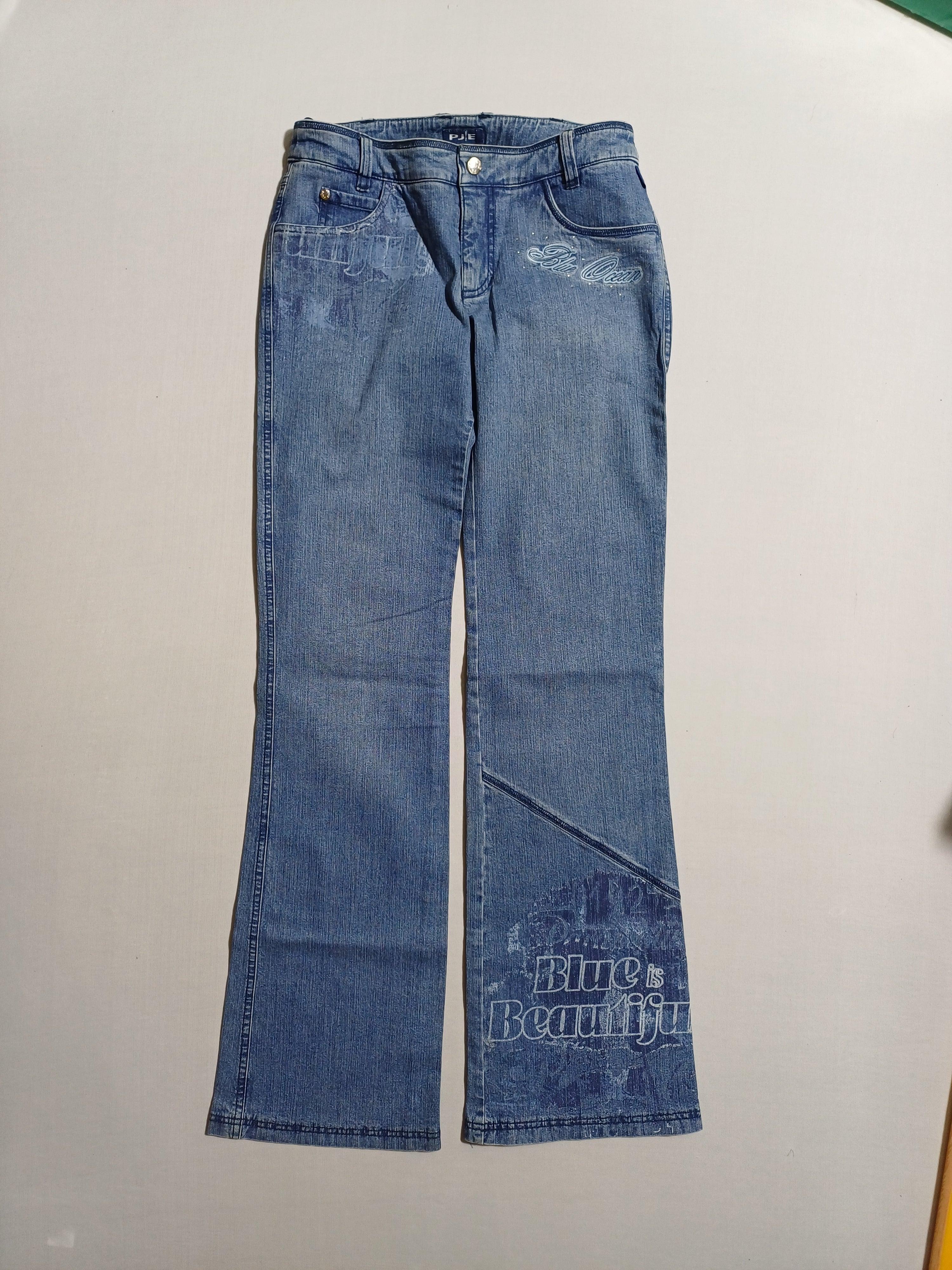 بنطلون جينز للبنات من PJE EDITION باللون الأزرق مقاس 12 سنة 530316600
