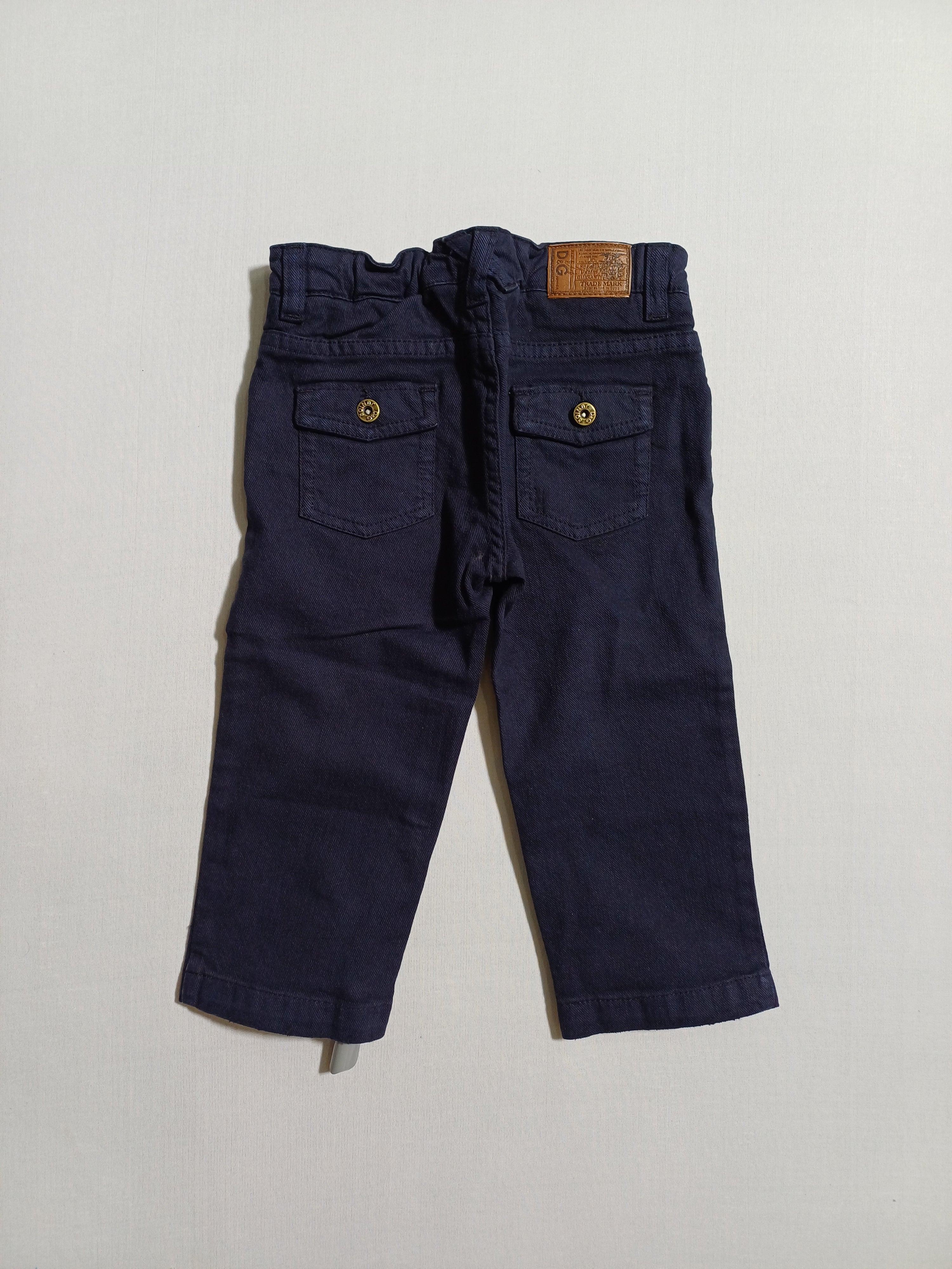 بنطلون جينز للأولاد من D&G NAVYBLUE-12-18M L1BF04/LD036