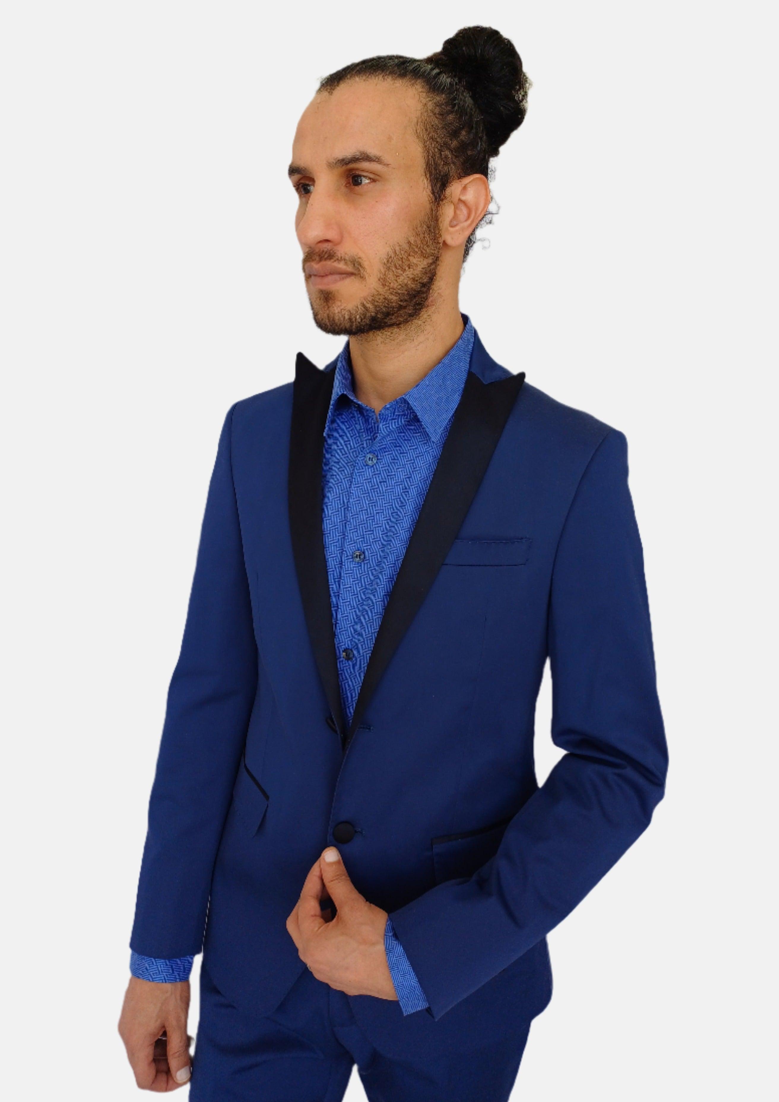 بدلات رجالية من LIU.JO باللون الأزرق الفاتح PARTYVEST