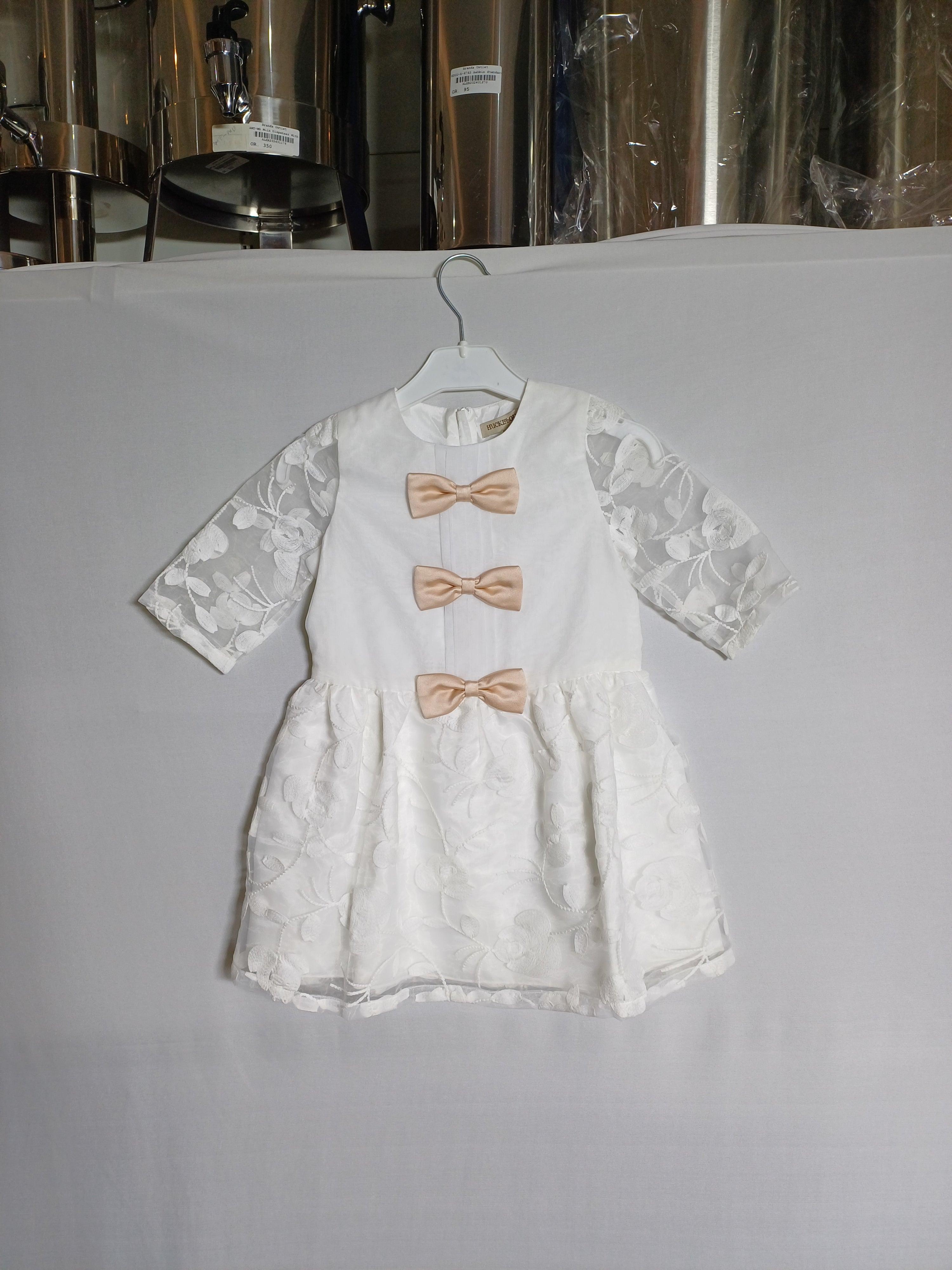 HUCKLeBONE WHITE-4Y GIRL DRESS HB0021