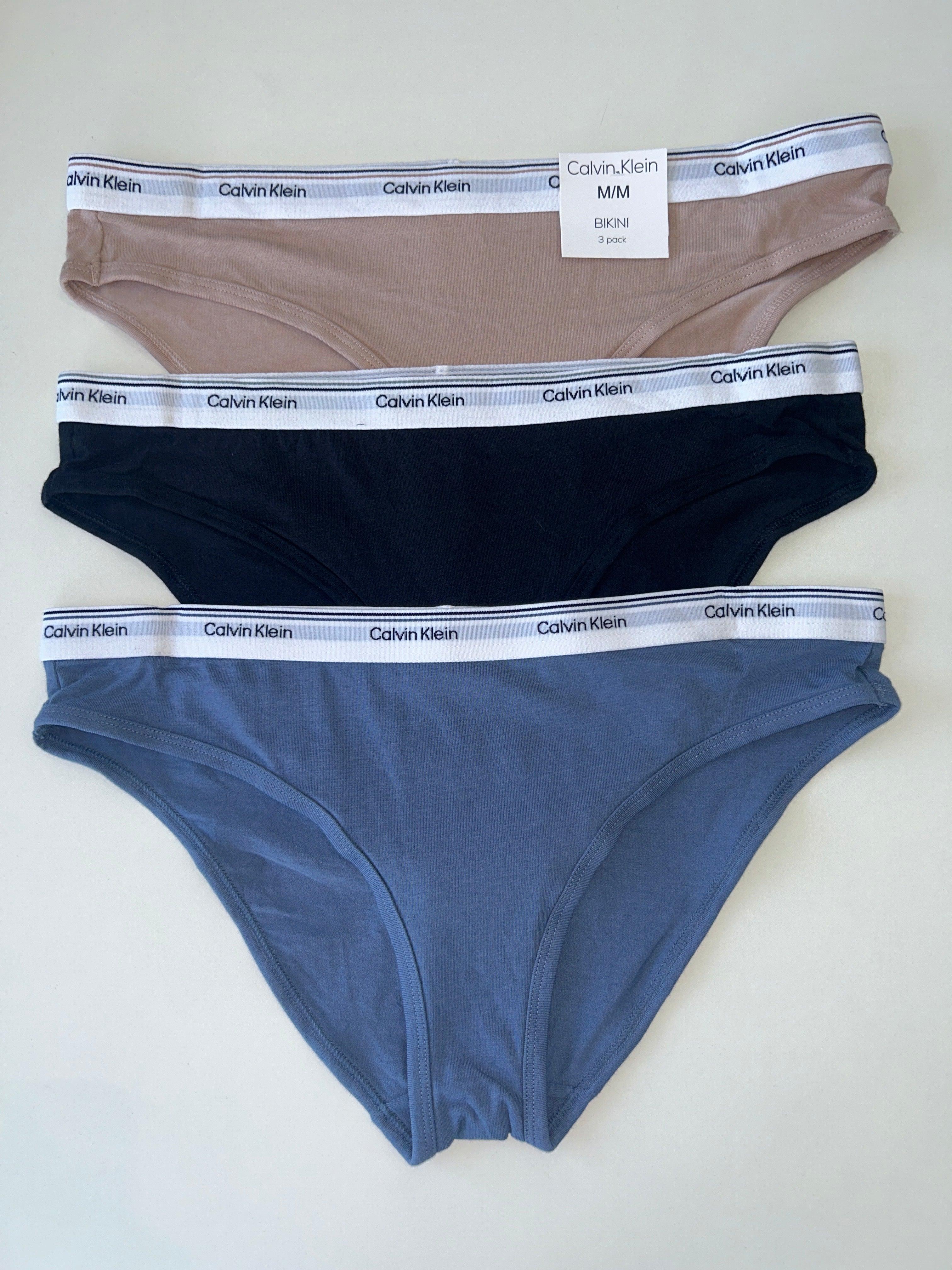 Lot de 3 culottes bikini M Calvin Klein