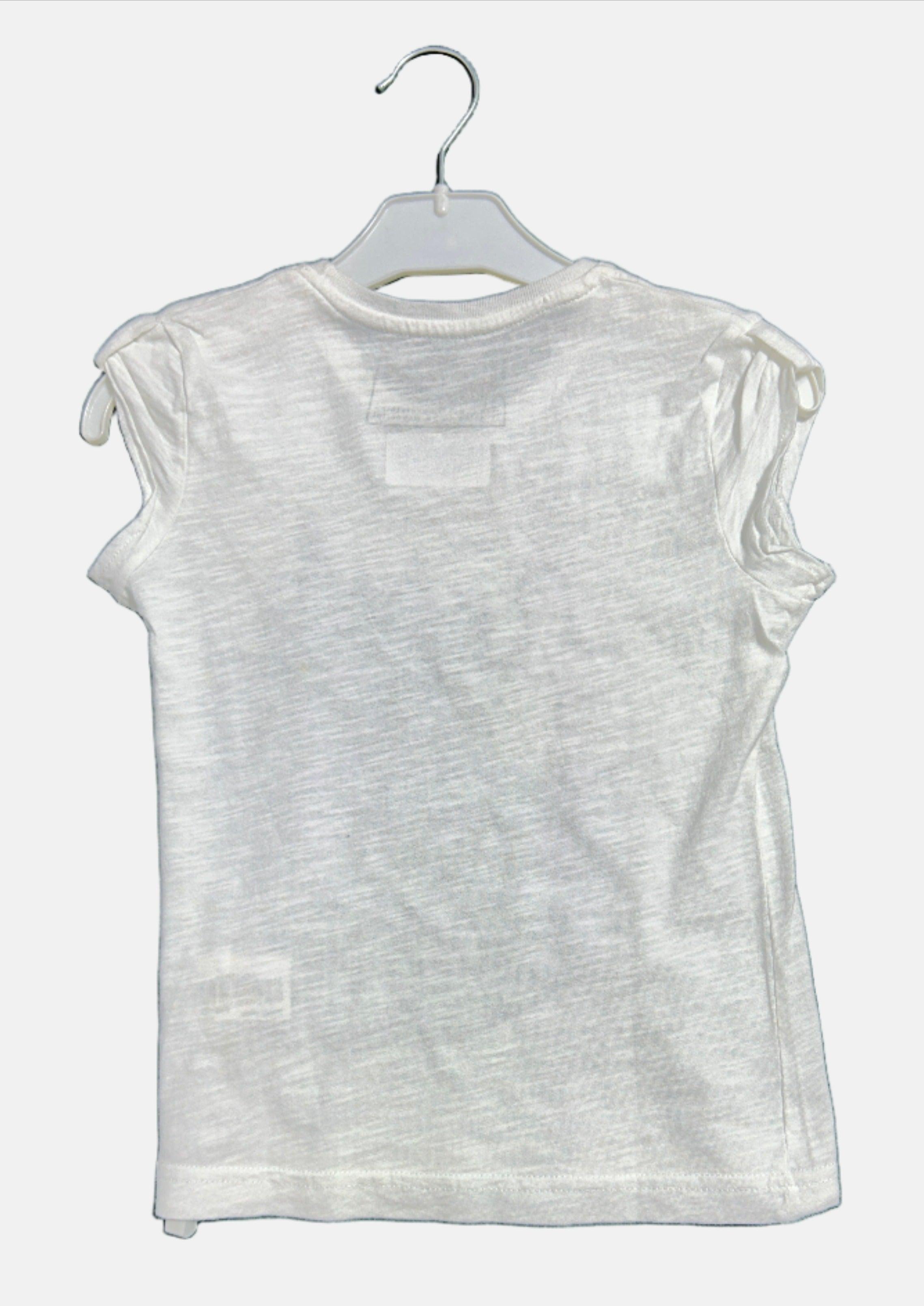 T-SHIRT FILLE BONNES PENSÉES 4/5 ANS