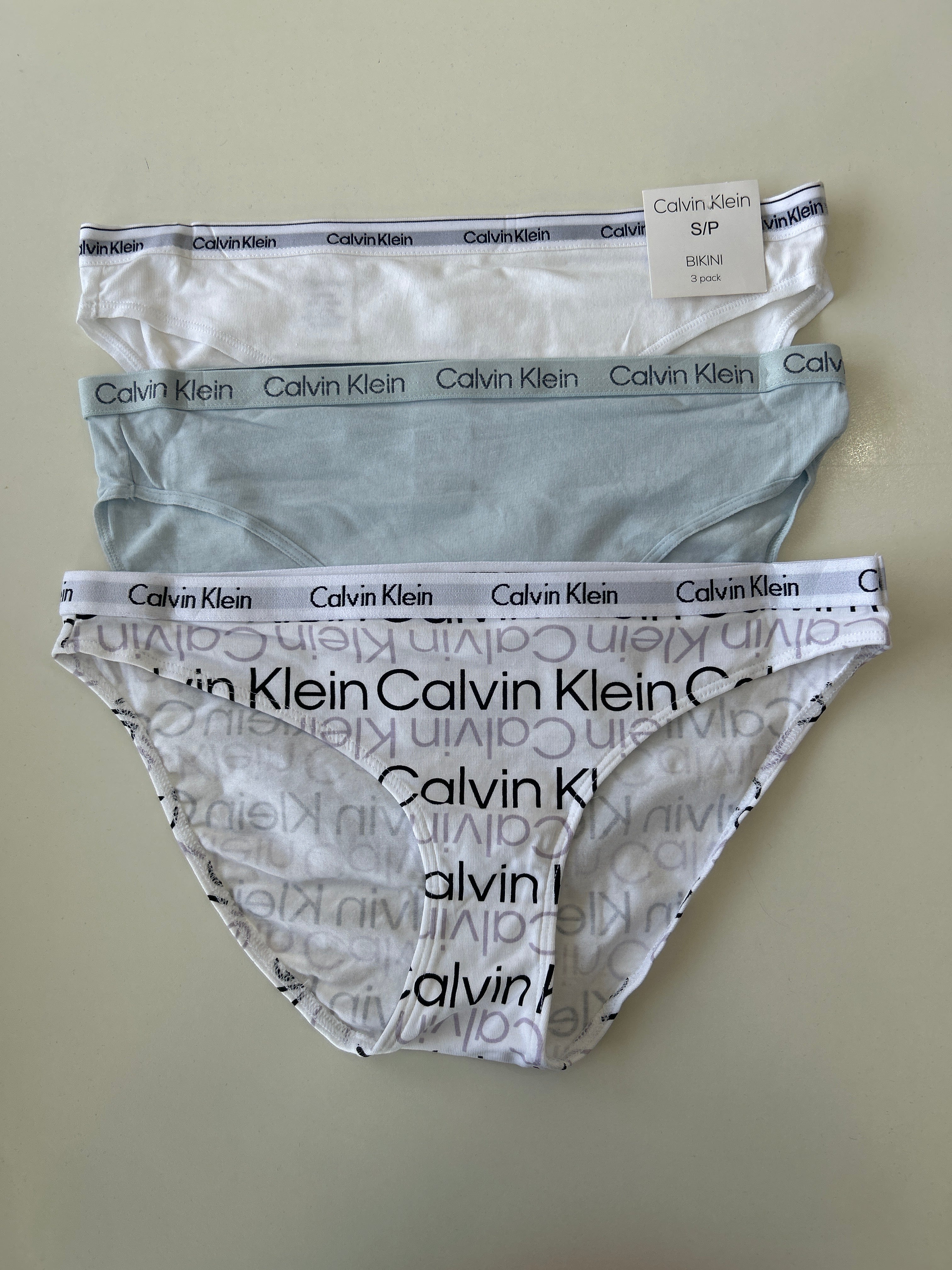 Lot de 3 culottes bikini Calvin Klein