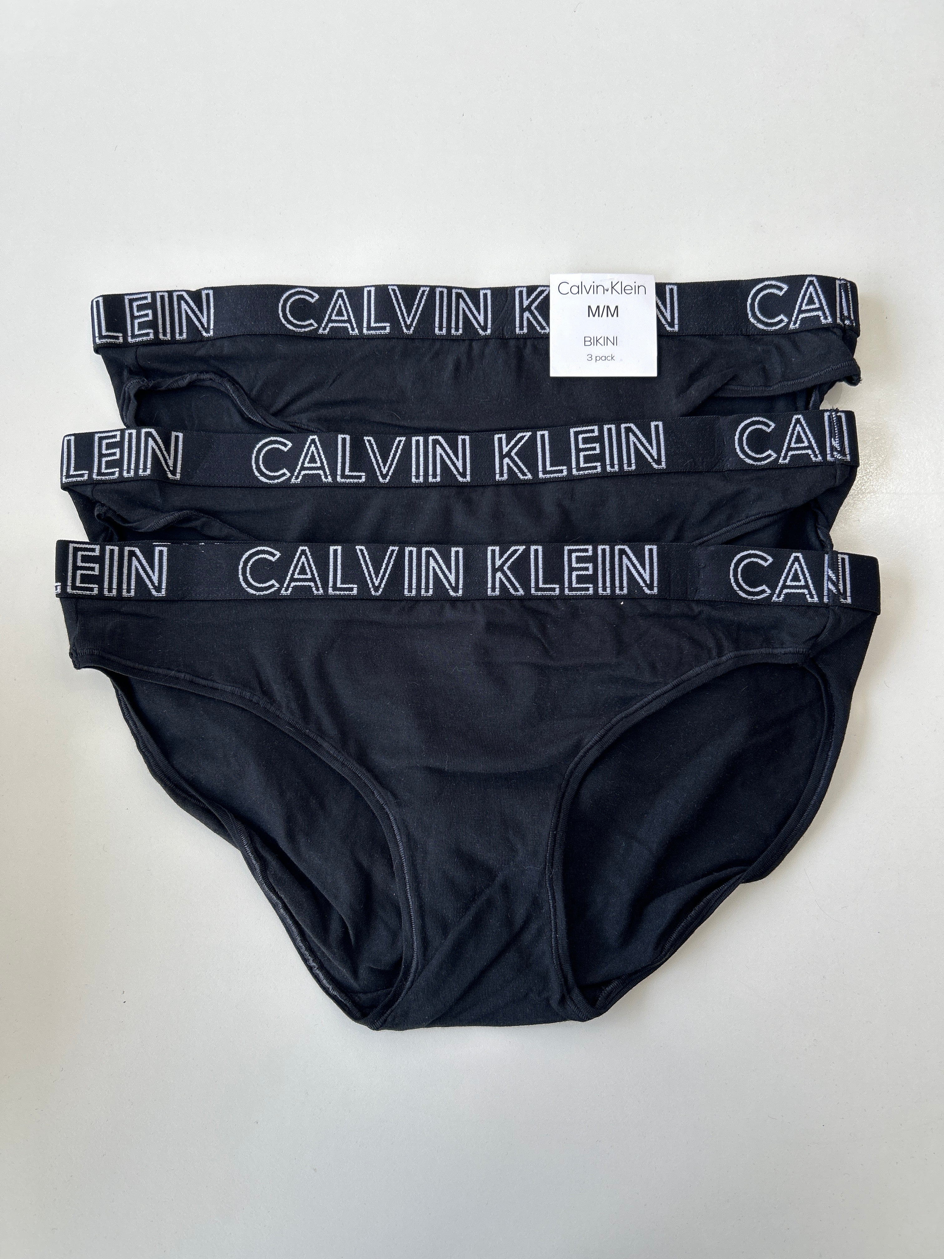 Lot de 3 culottes bikini M Calvin Klein