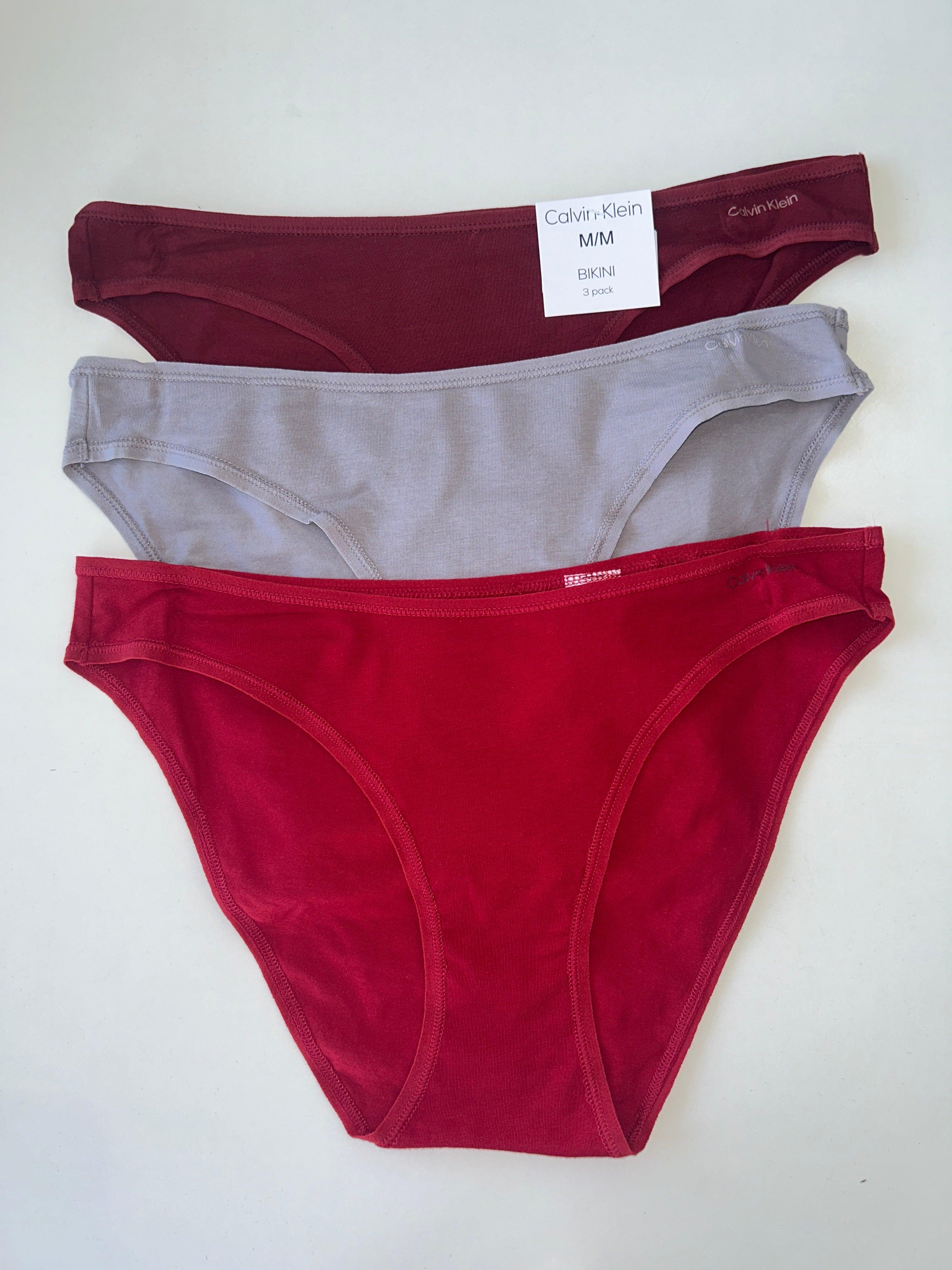 Lot de 3 culottes bikini M Calvin Klein