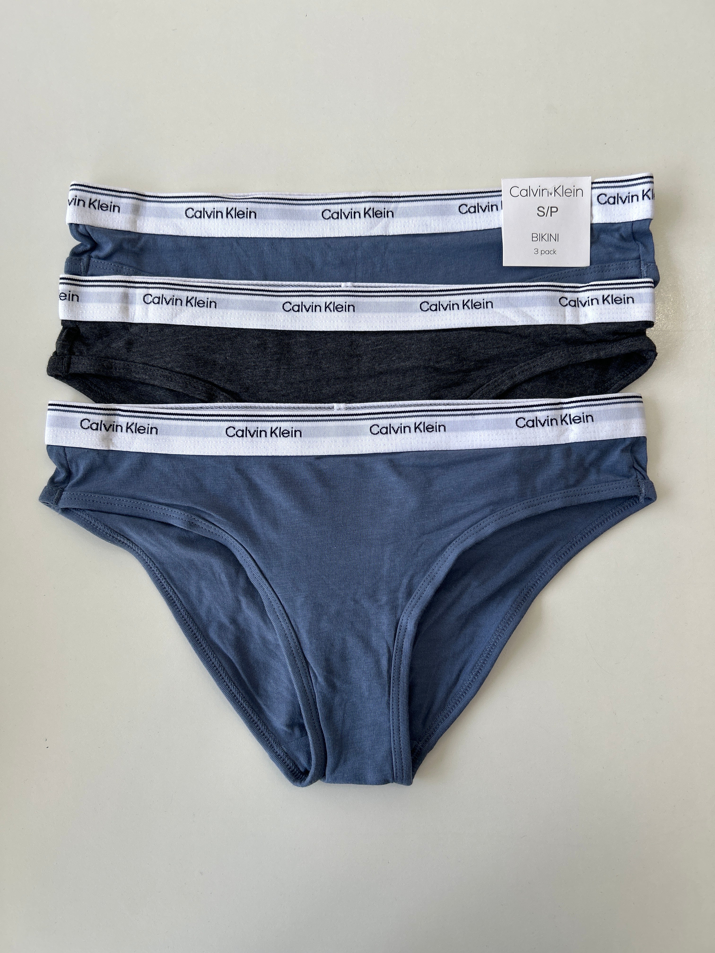 Lot de 3 culottes bikini Calvin Klein