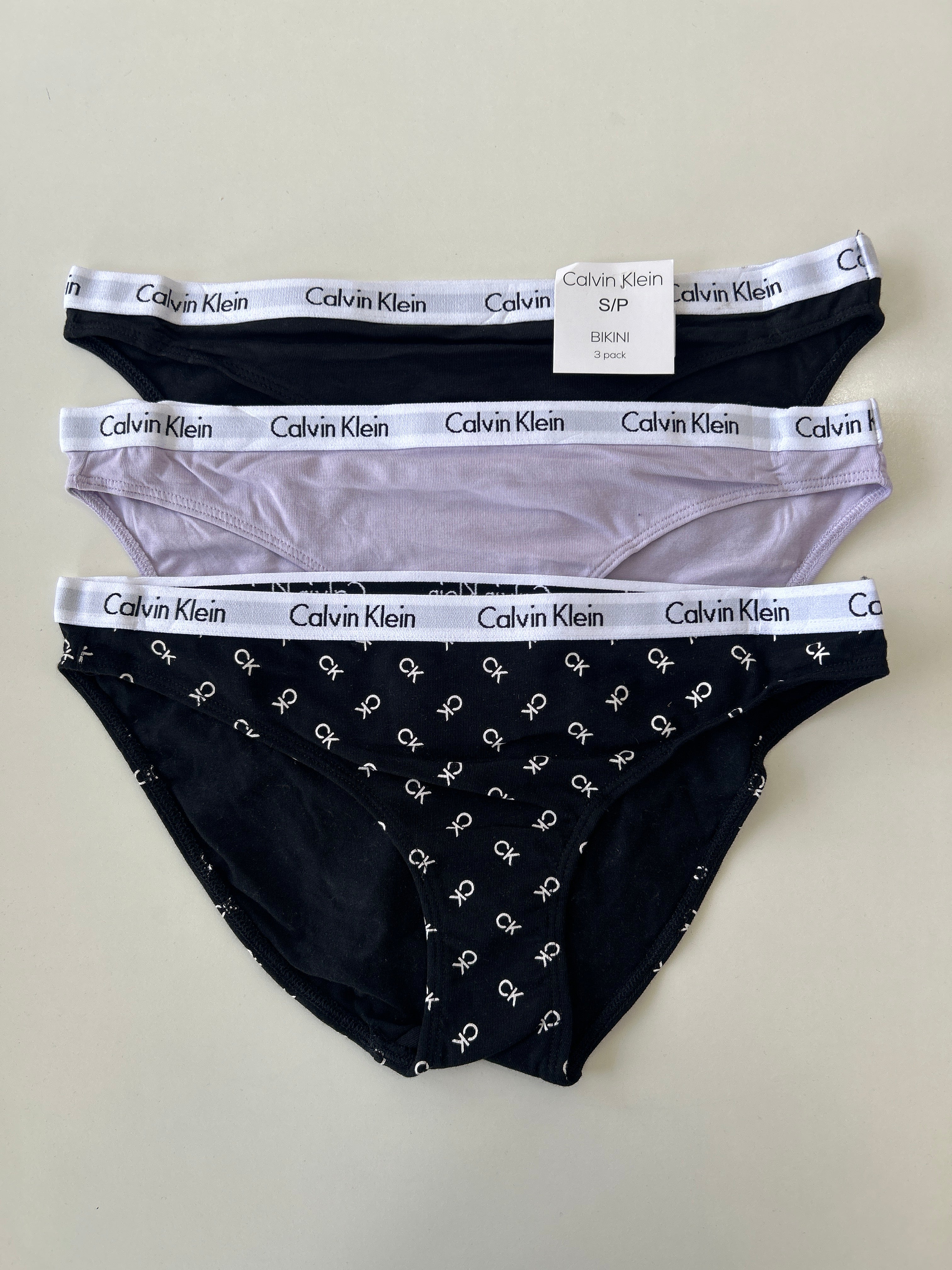 Lot de 3 culottes bikini Calvin Klein