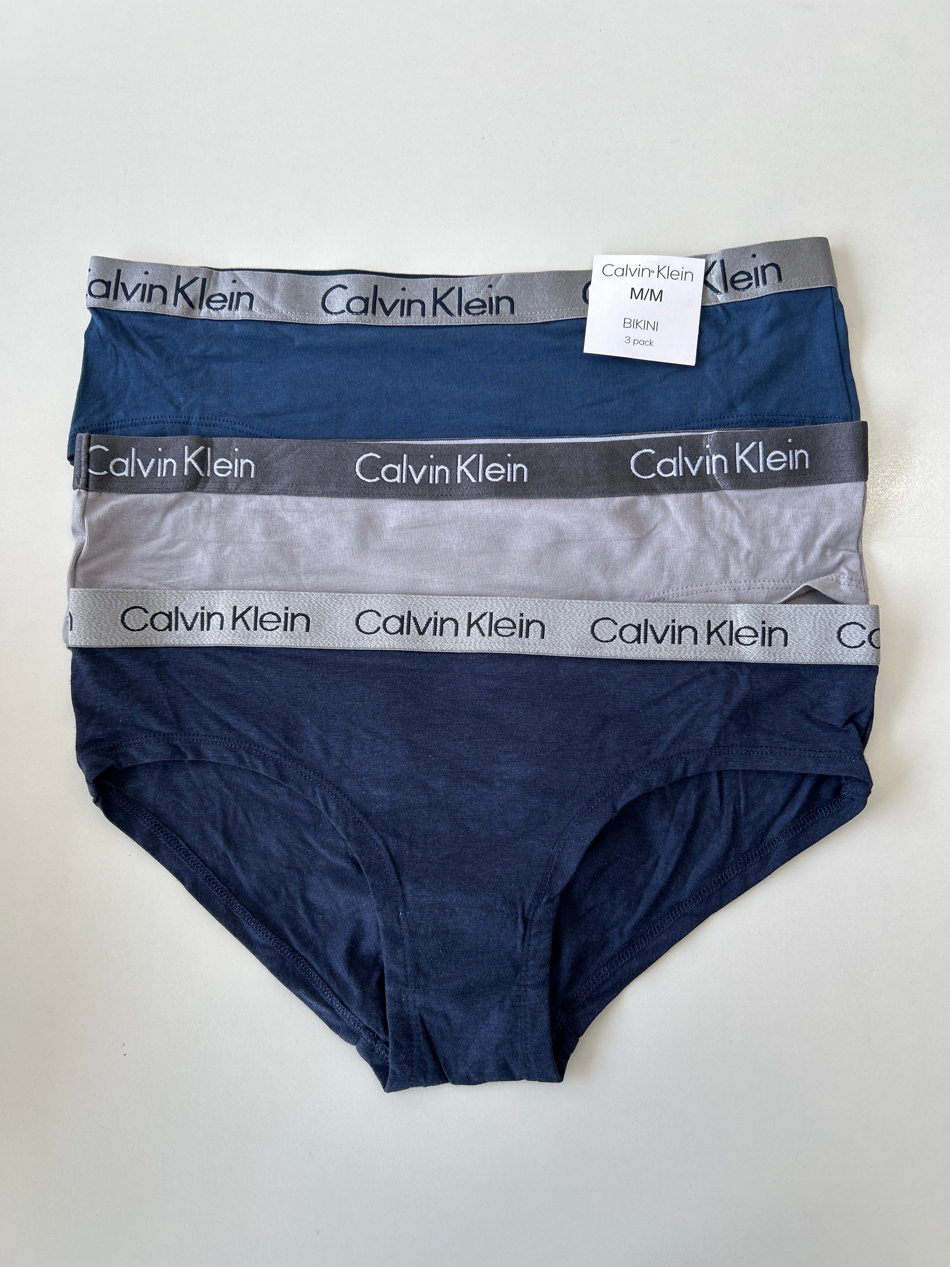 Lot de 3 culottes bikini M Calvin Klein