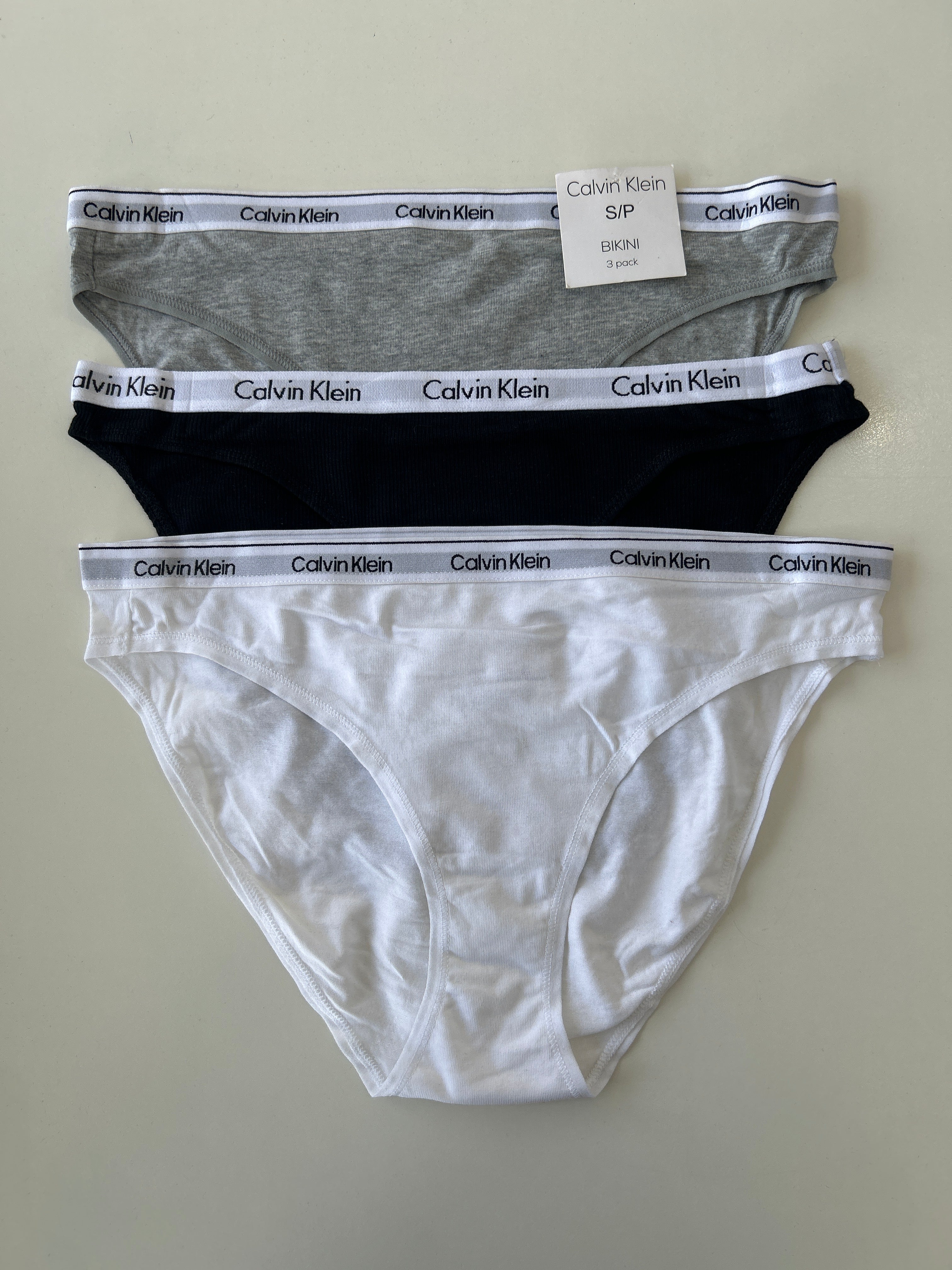 Lot de 3 culottes bikini Calvin Klein