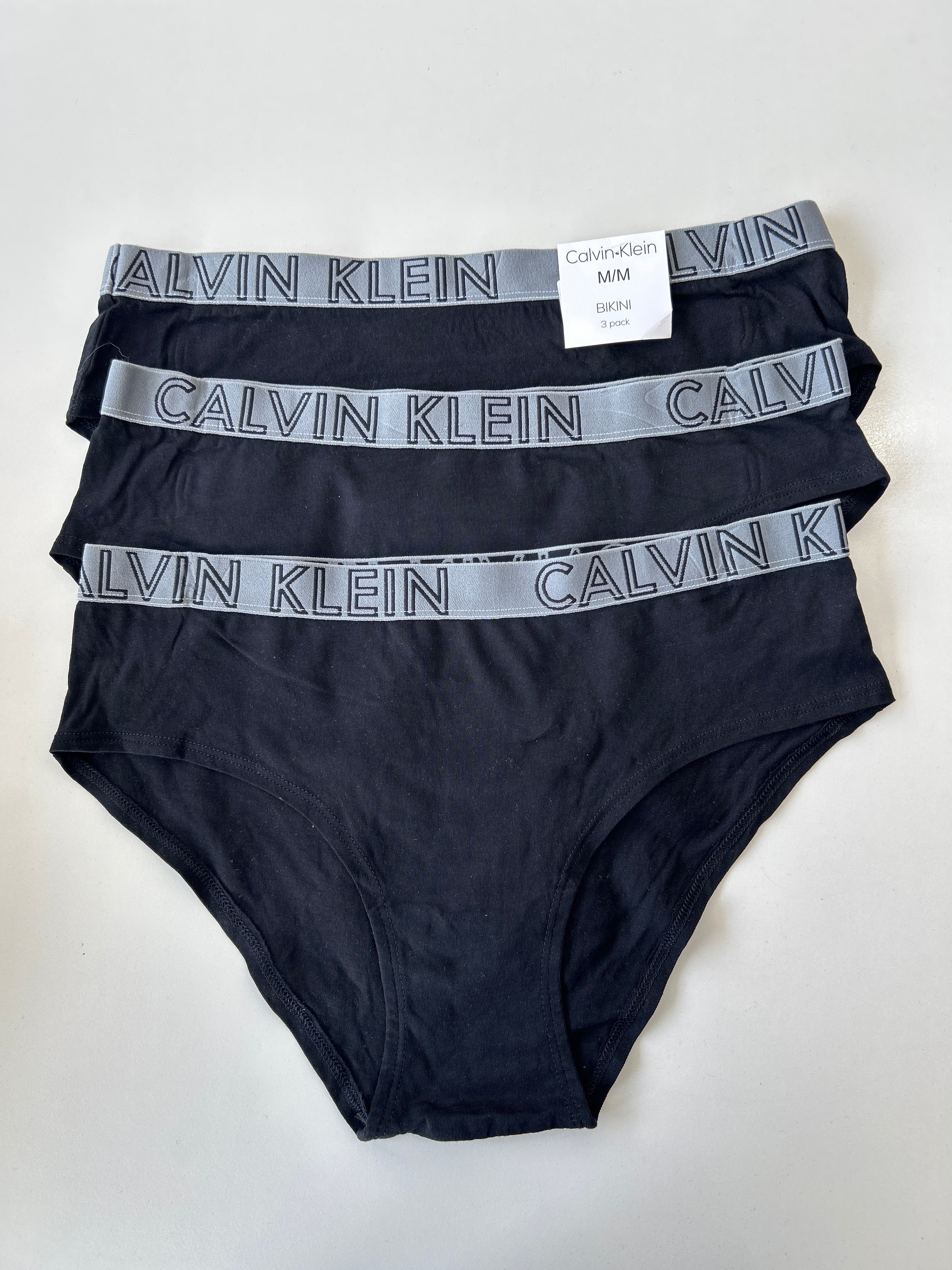 Lot de 3 culottes bikini M Calvin Klein