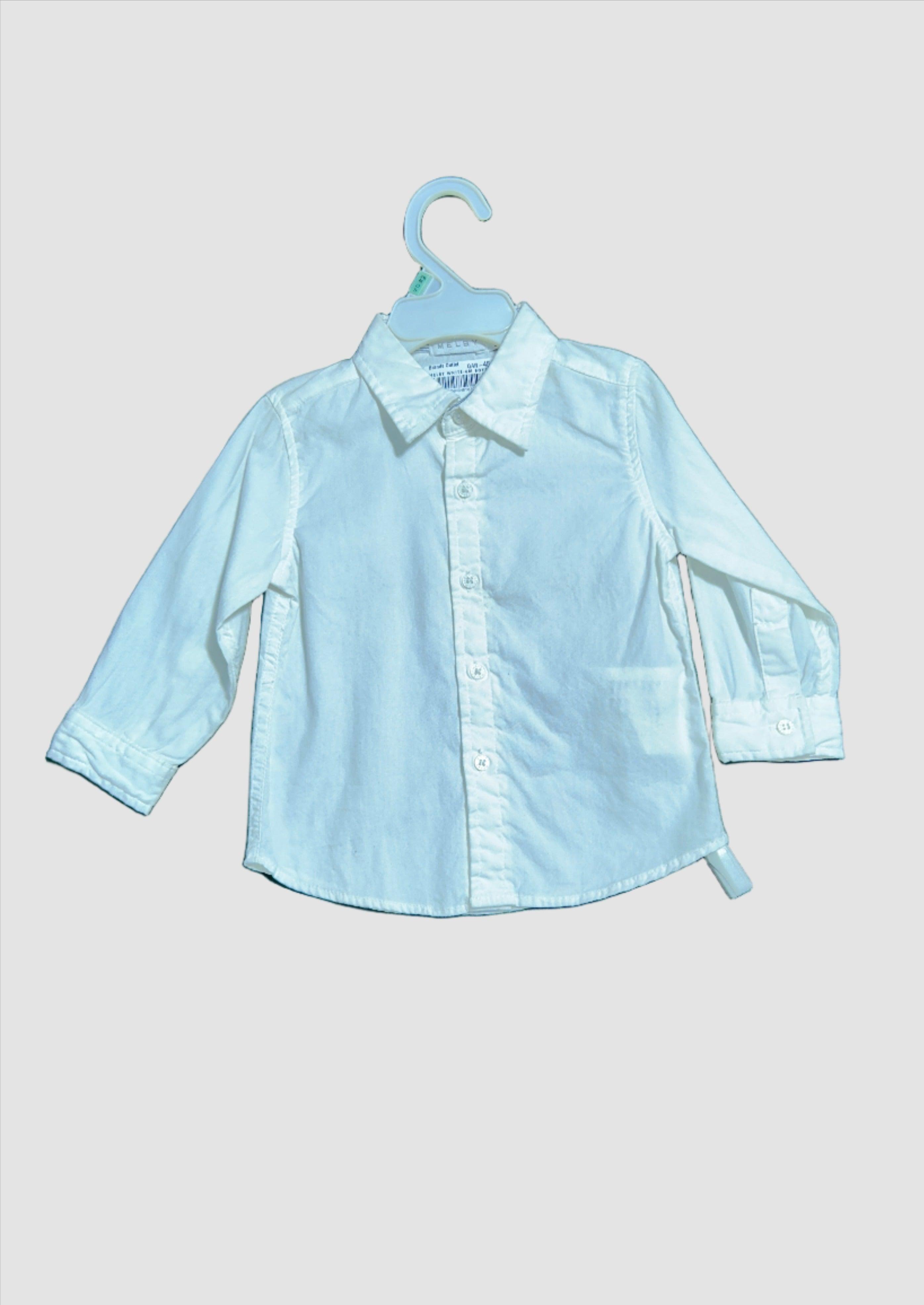 MELBY WHITE-6M BOYS SHIRT 903000