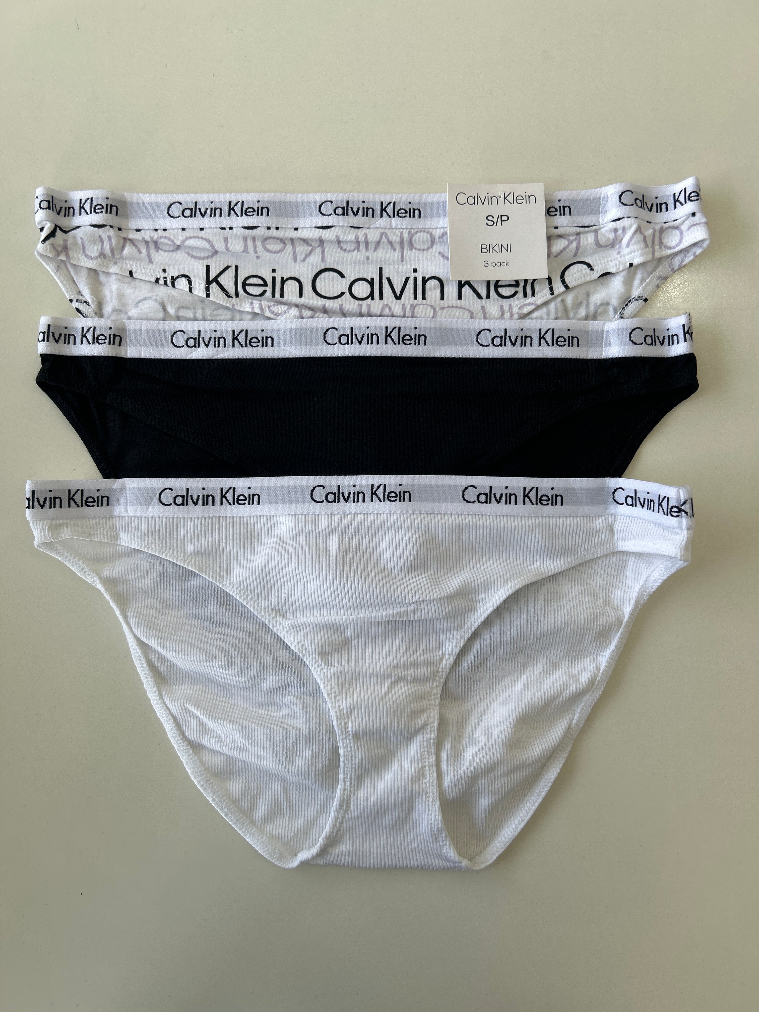 Lot de 3 culottes bikini Calvin Klein