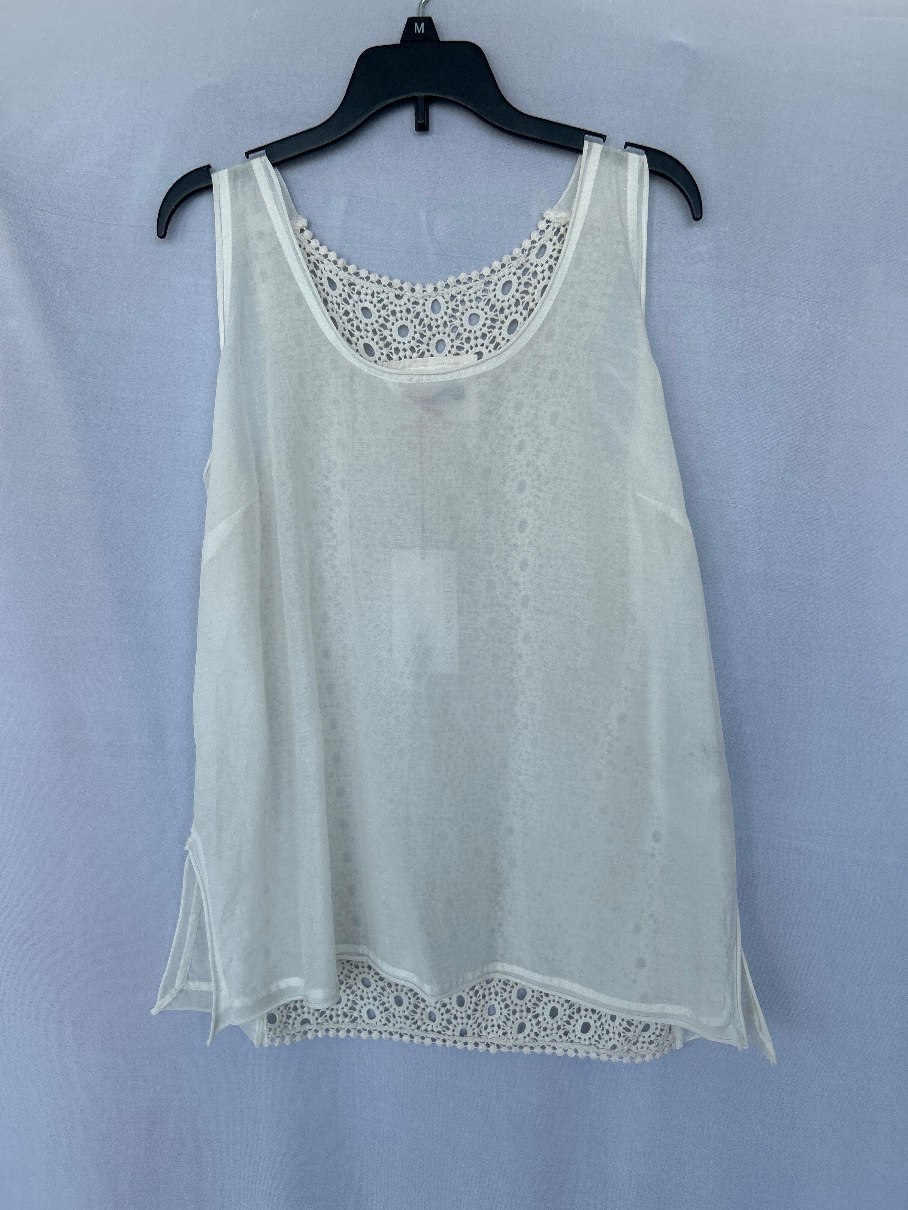 White Col-02 564559 Trussardi Women Sleeveless Top