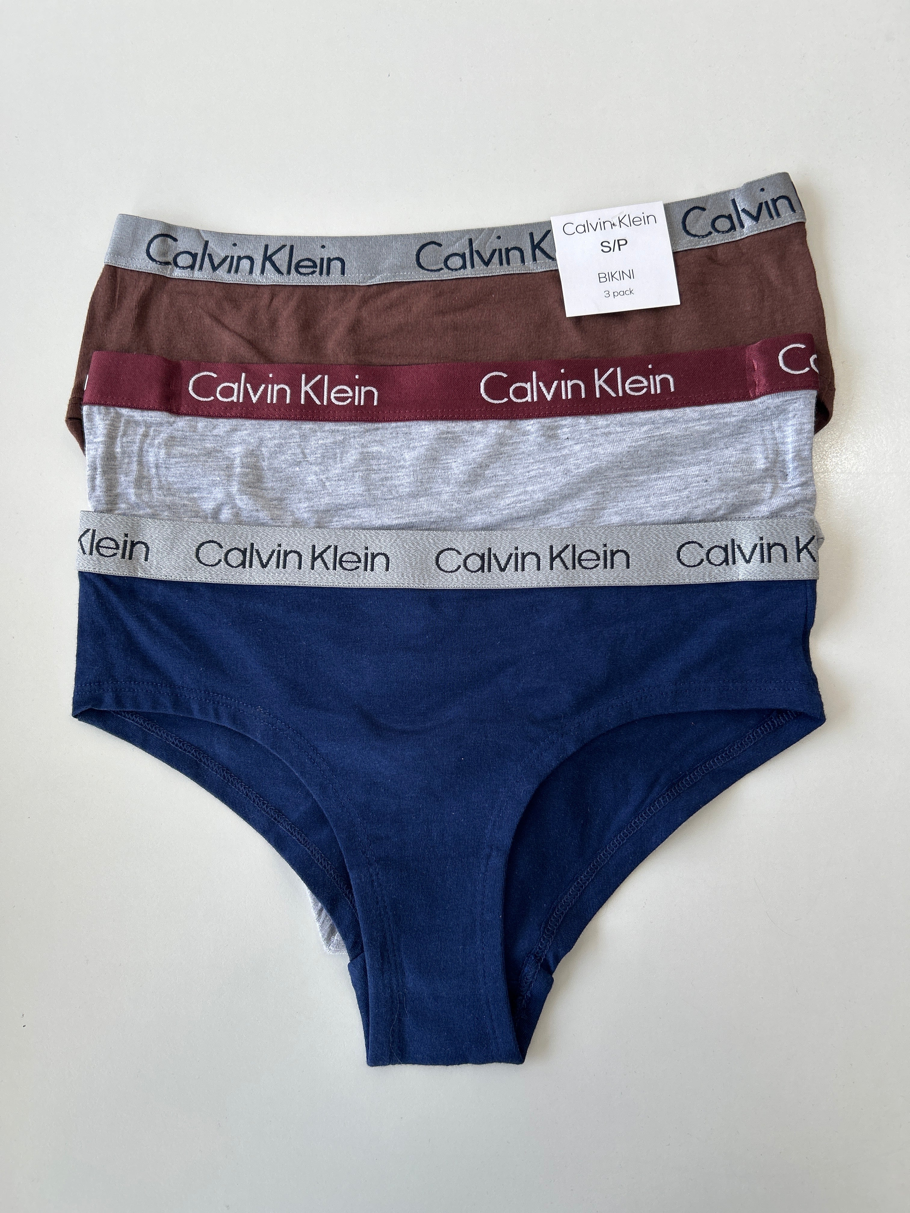 Lot de 3 culottes bikini Calvin Klein
