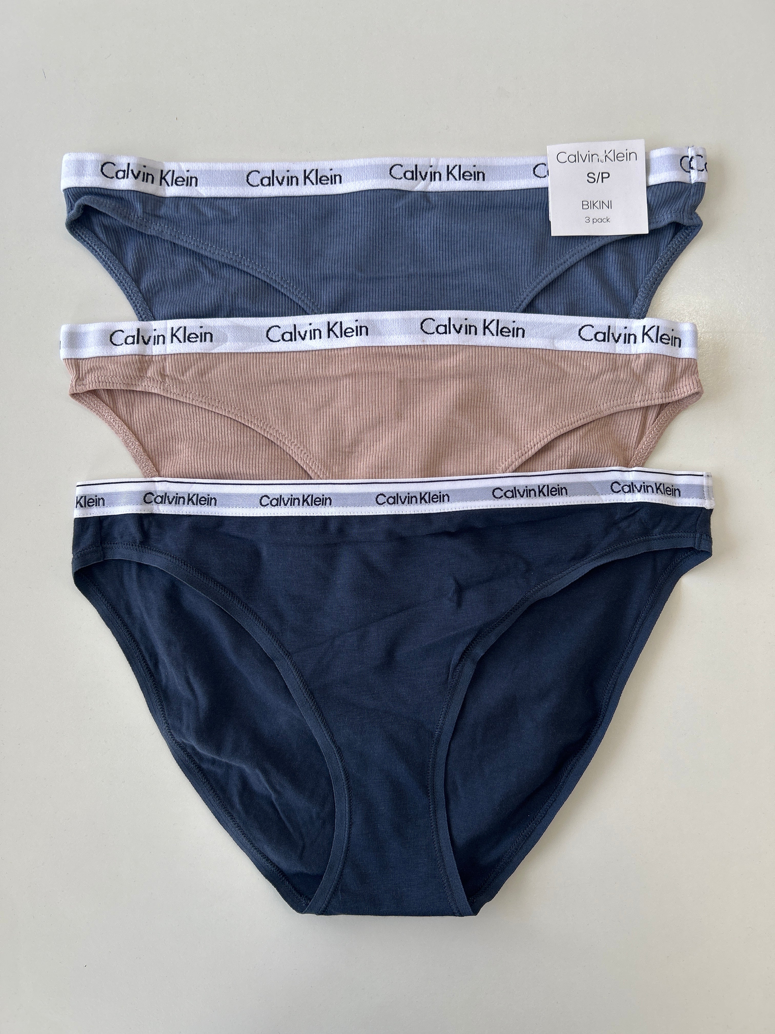 Lot de 3 culottes bikini Calvin Klein