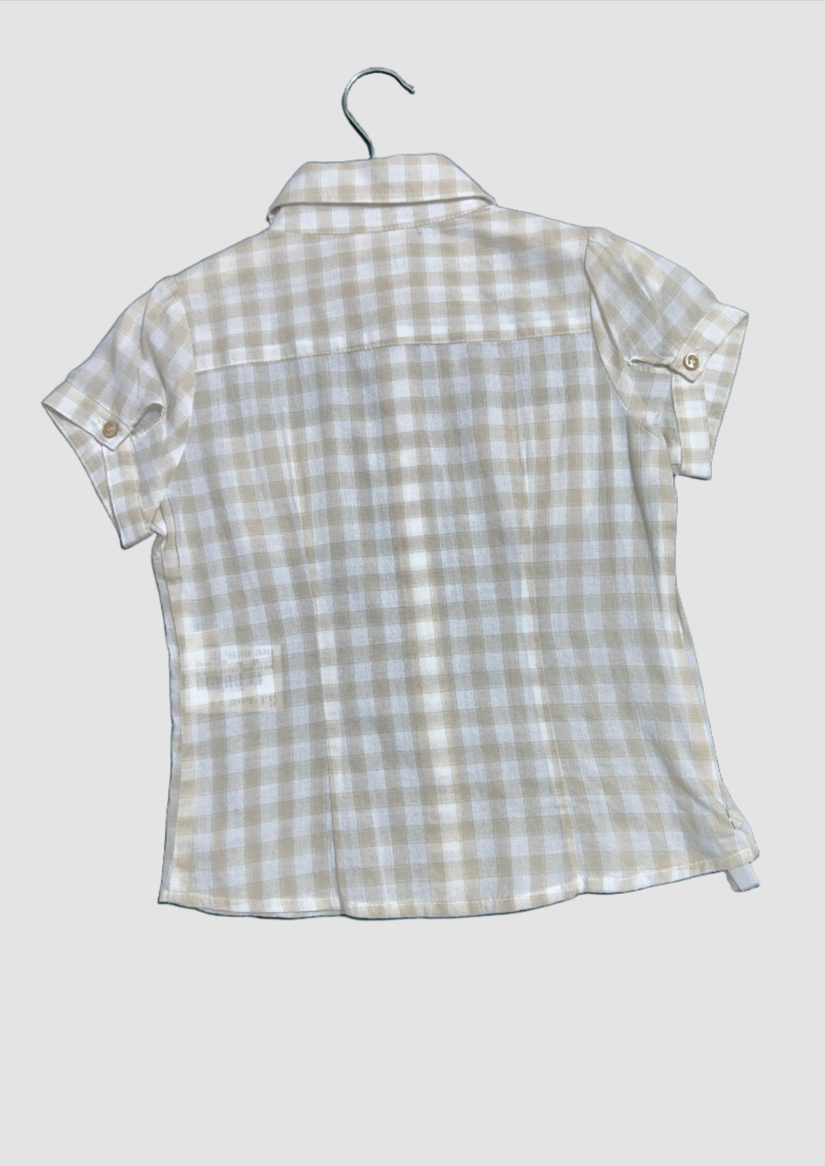 قميص MINIFIX DESIGN CREAM للبنات مقاس SS