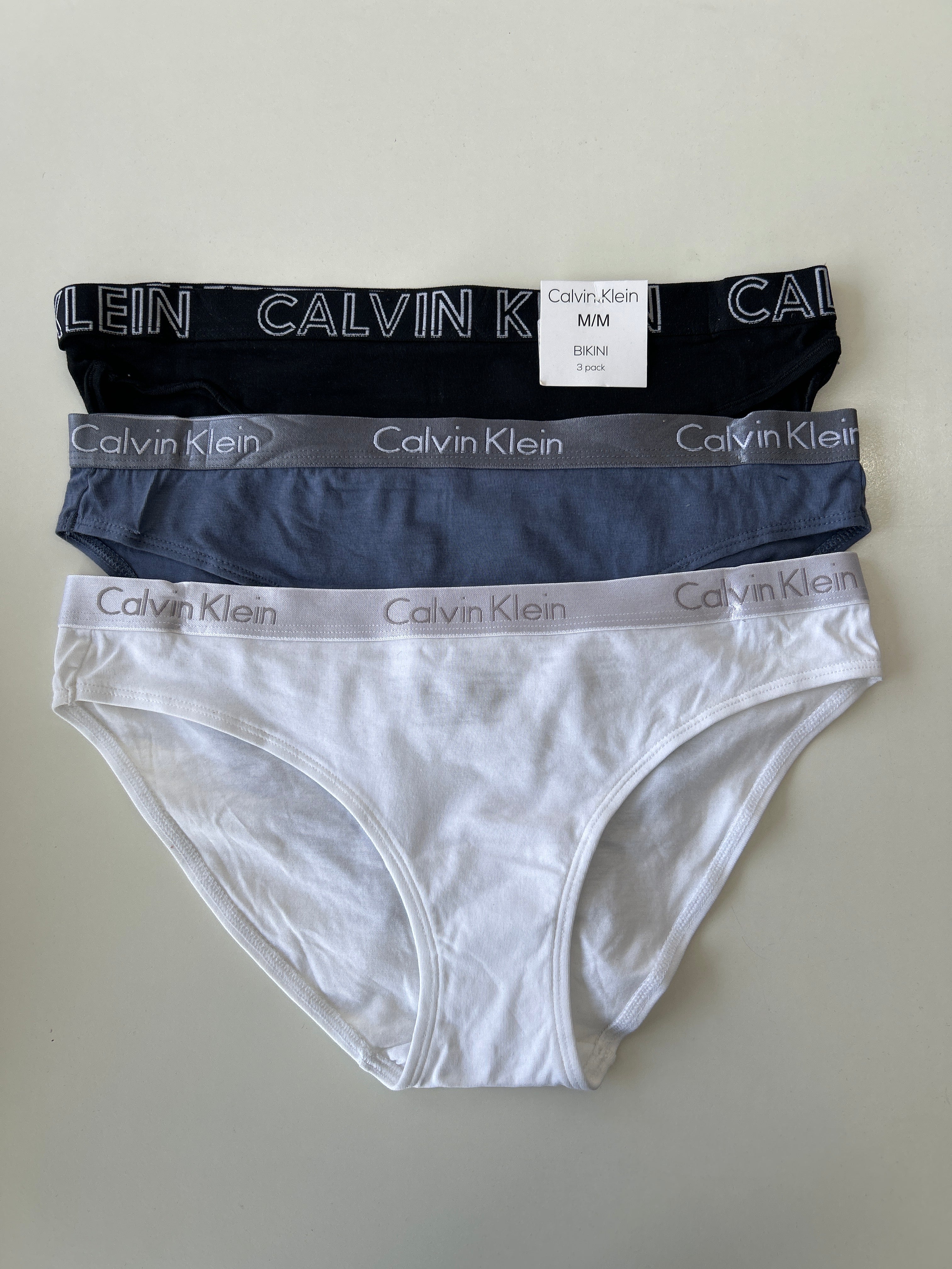 Lot de 3 culottes bikini M Calvin Klein