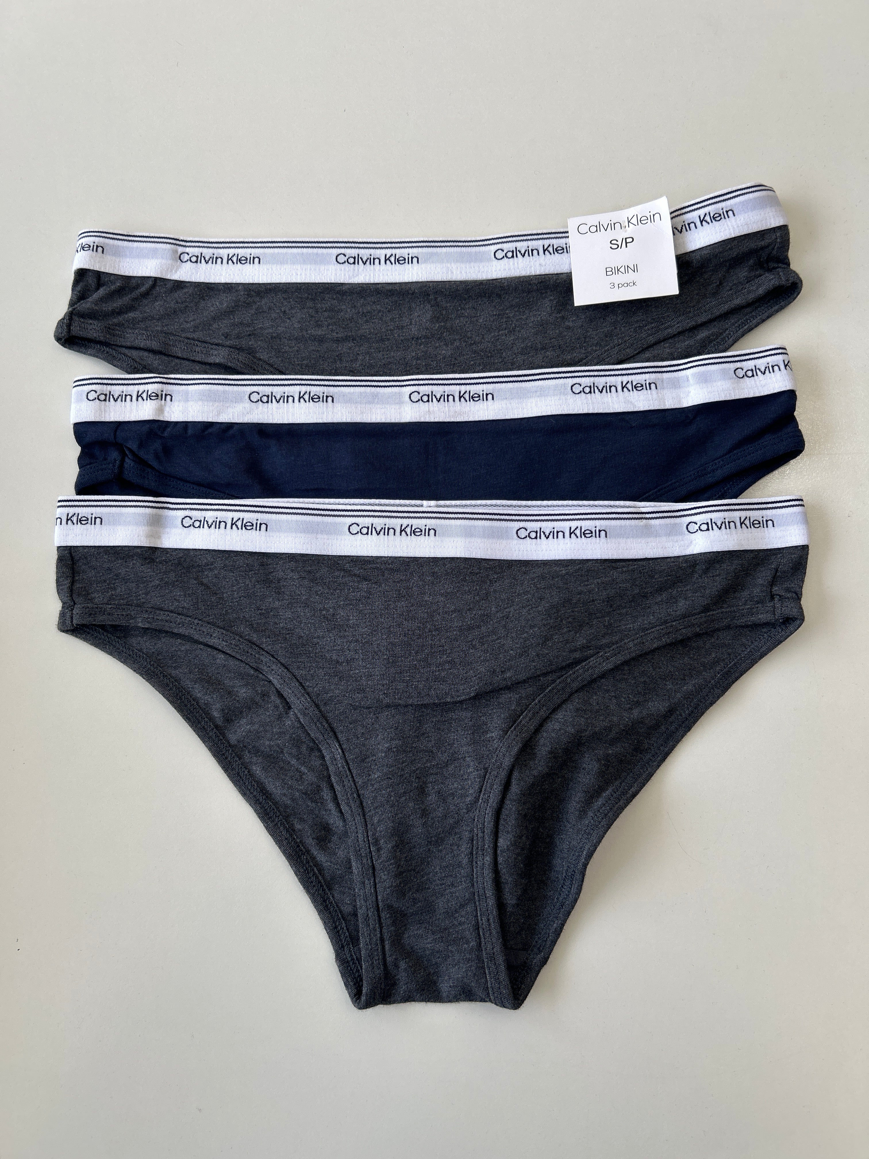 Lot de 3 culottes bikini Calvin Klein