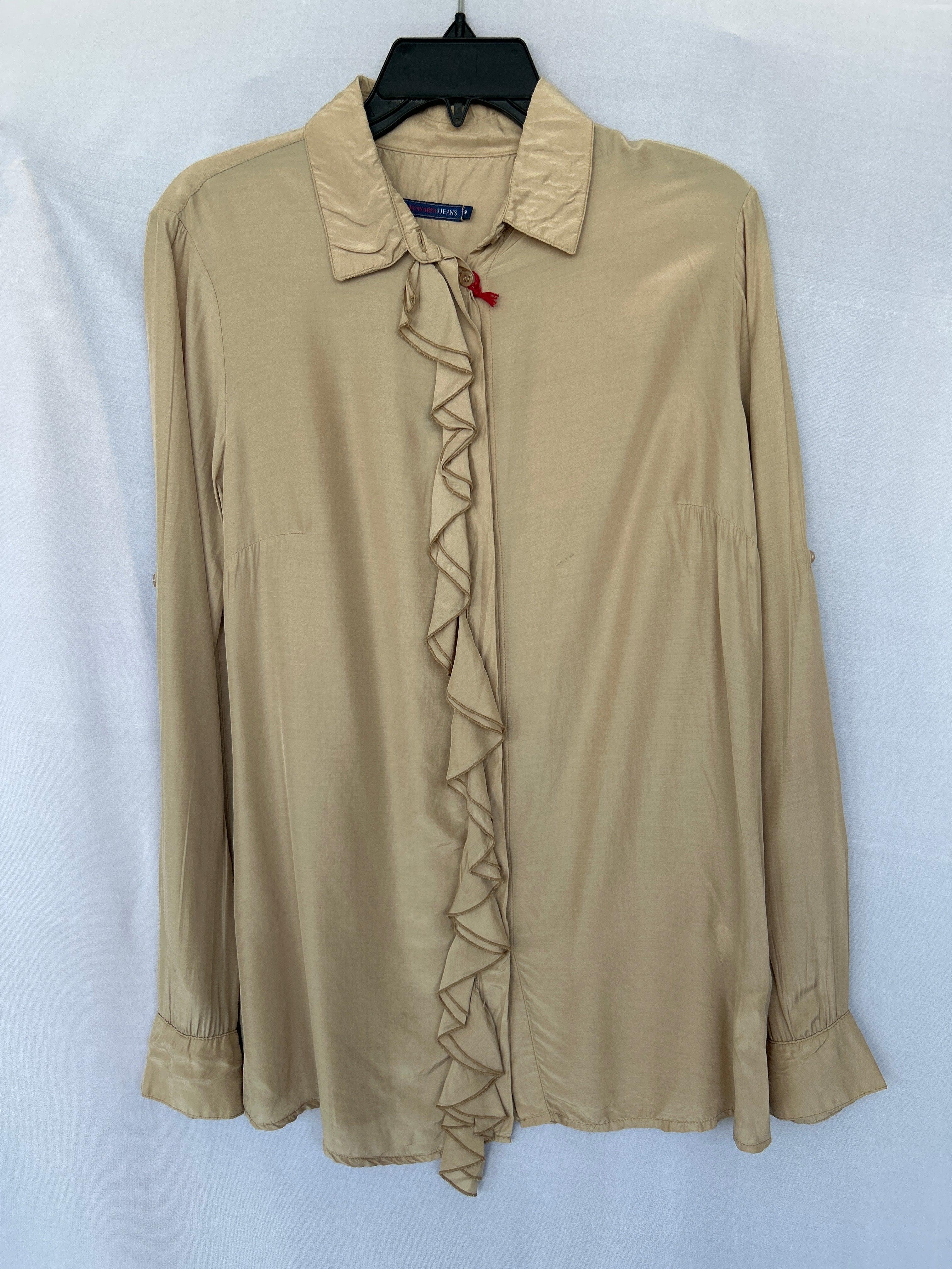 Chemise à manches longues M-Beige Col-04 564360 Trussardi Femme