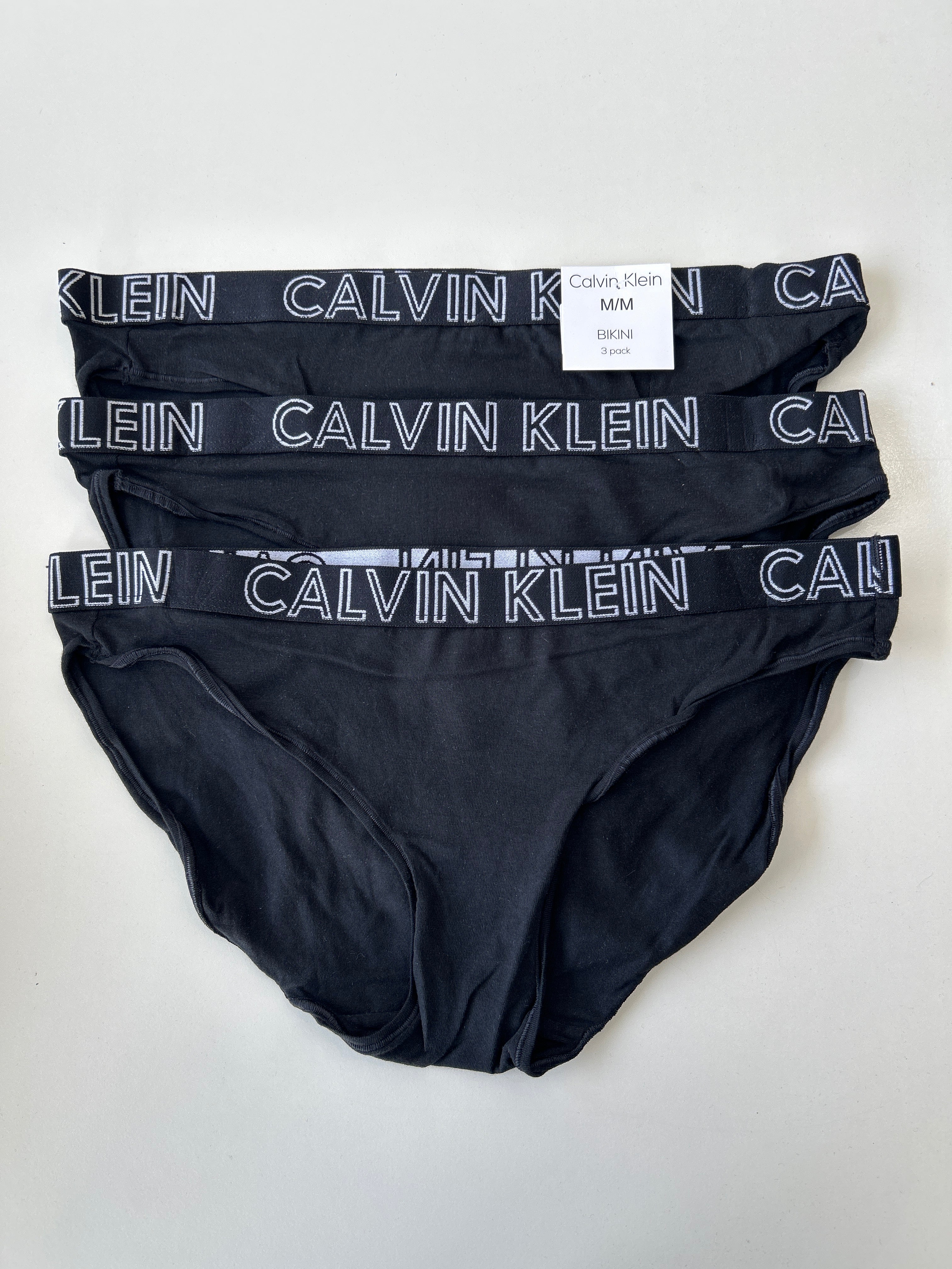 Lot de 3 culottes bikini M Calvin Klein