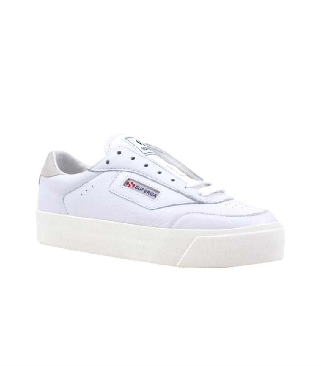 Superga 3854 COURT OKATFORM White-favorio S4123TW AGB Women Sneaker