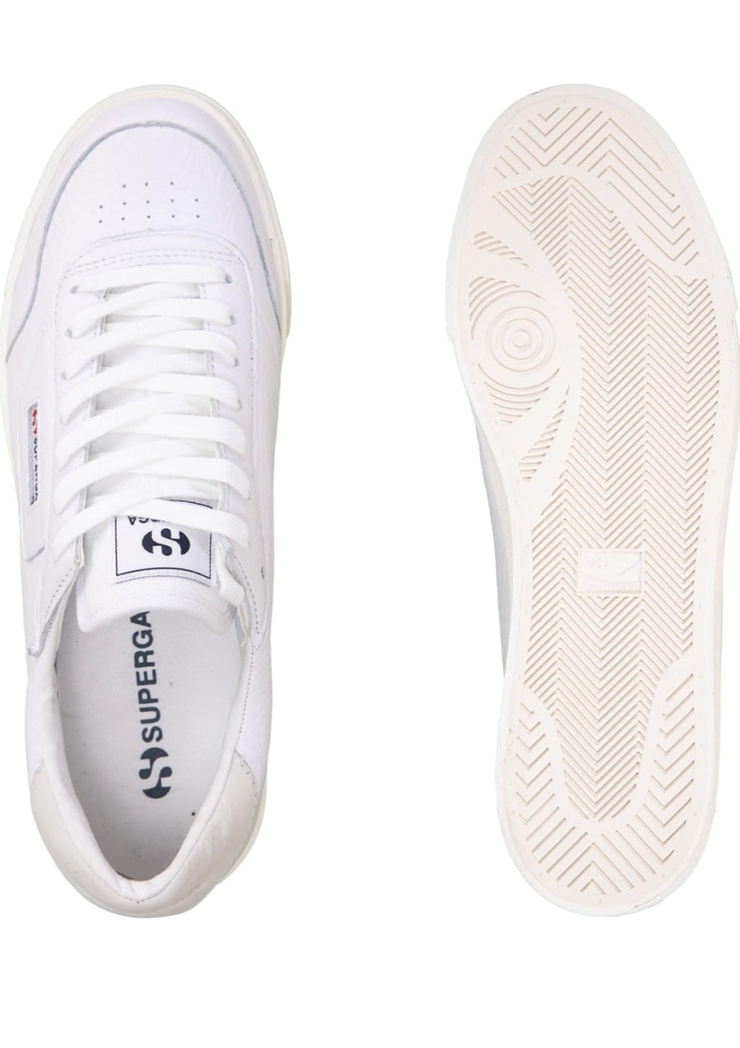 Superga 3854 COURT OKATFORM White-favorio S4123TW AGB Women Sneaker