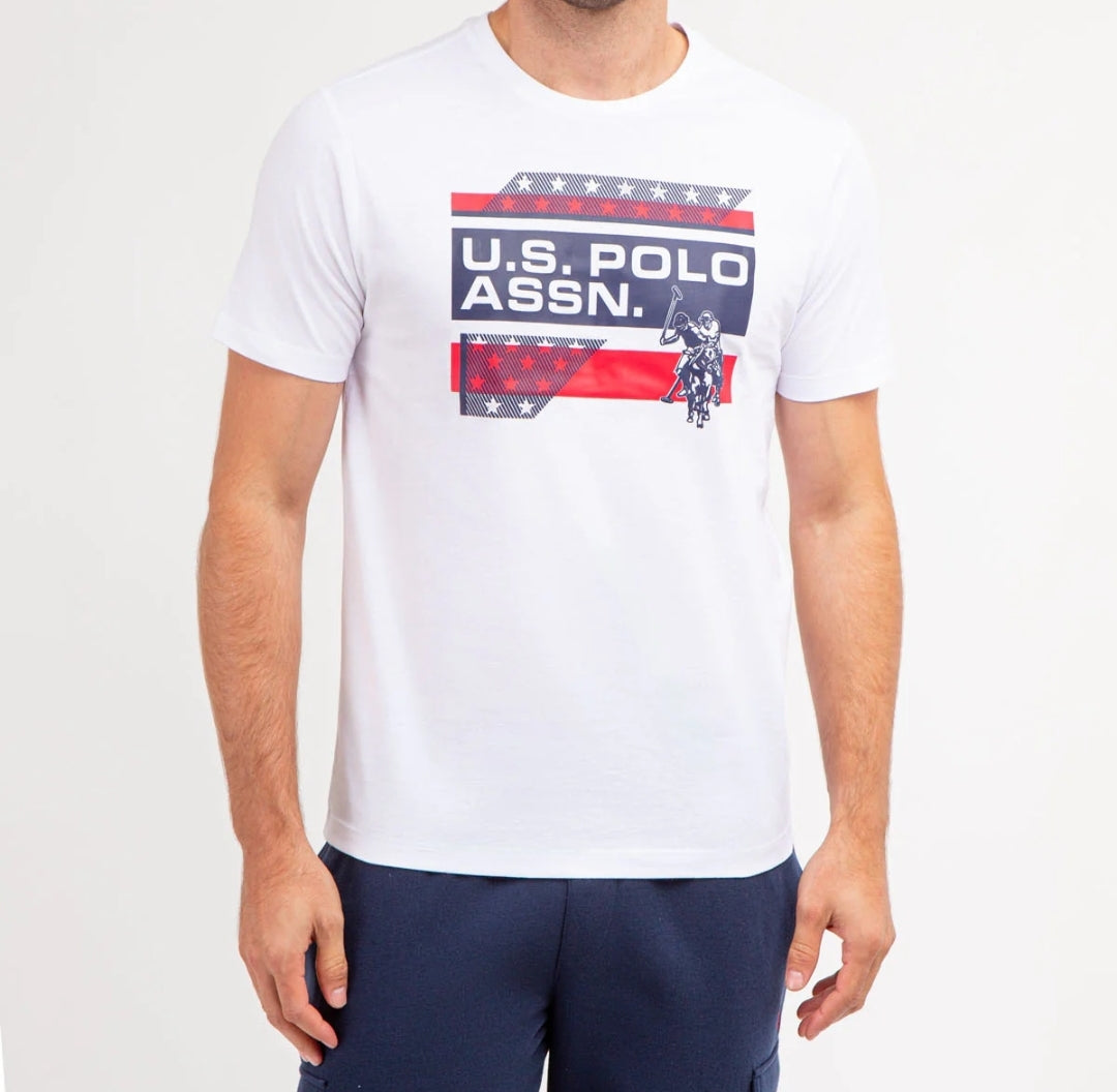 U.S. Polo Assn. Round Neck T-Shirts White 6