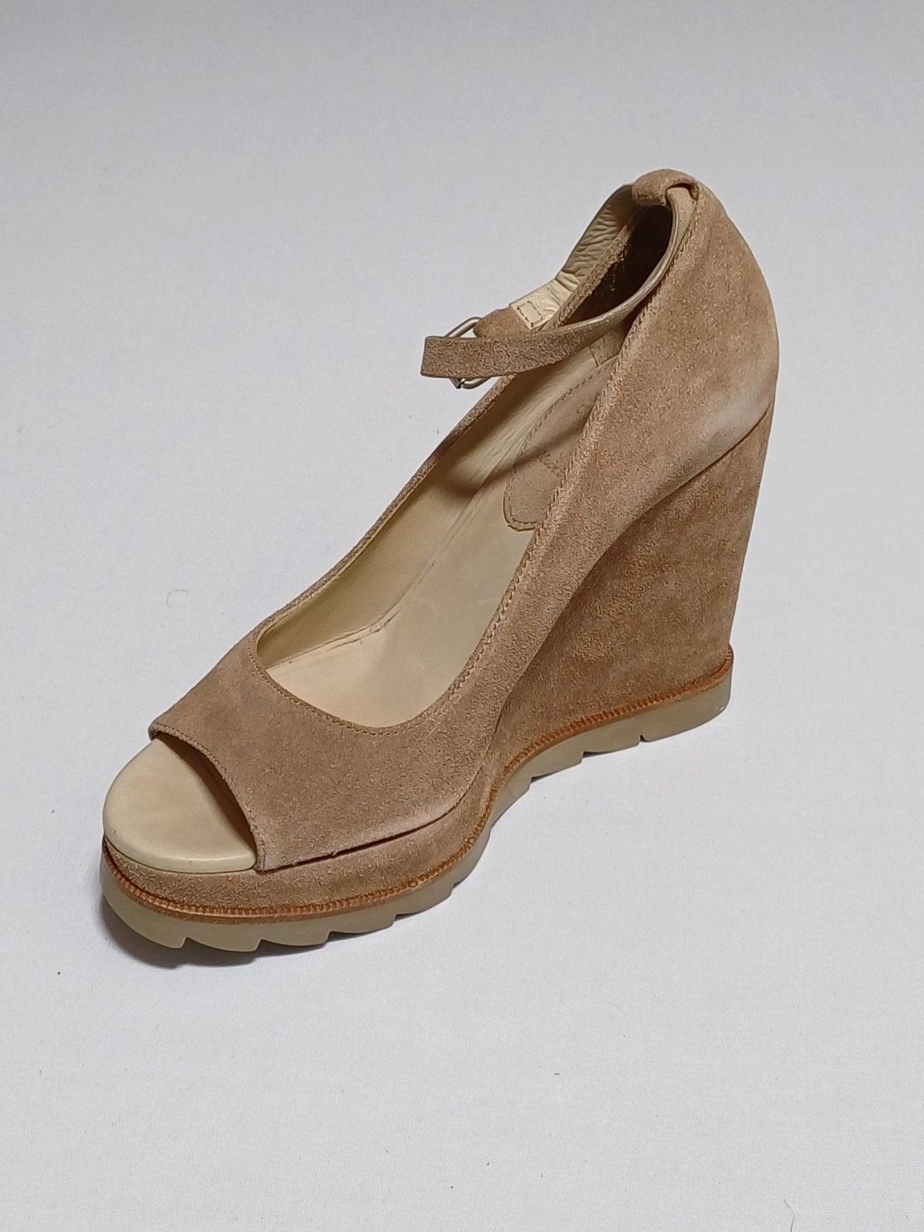 BRUNELLO CUCINELLI C5296 CHAUSSURES À TALON COMPENSÉ POUR FEMMES MZDSOG954