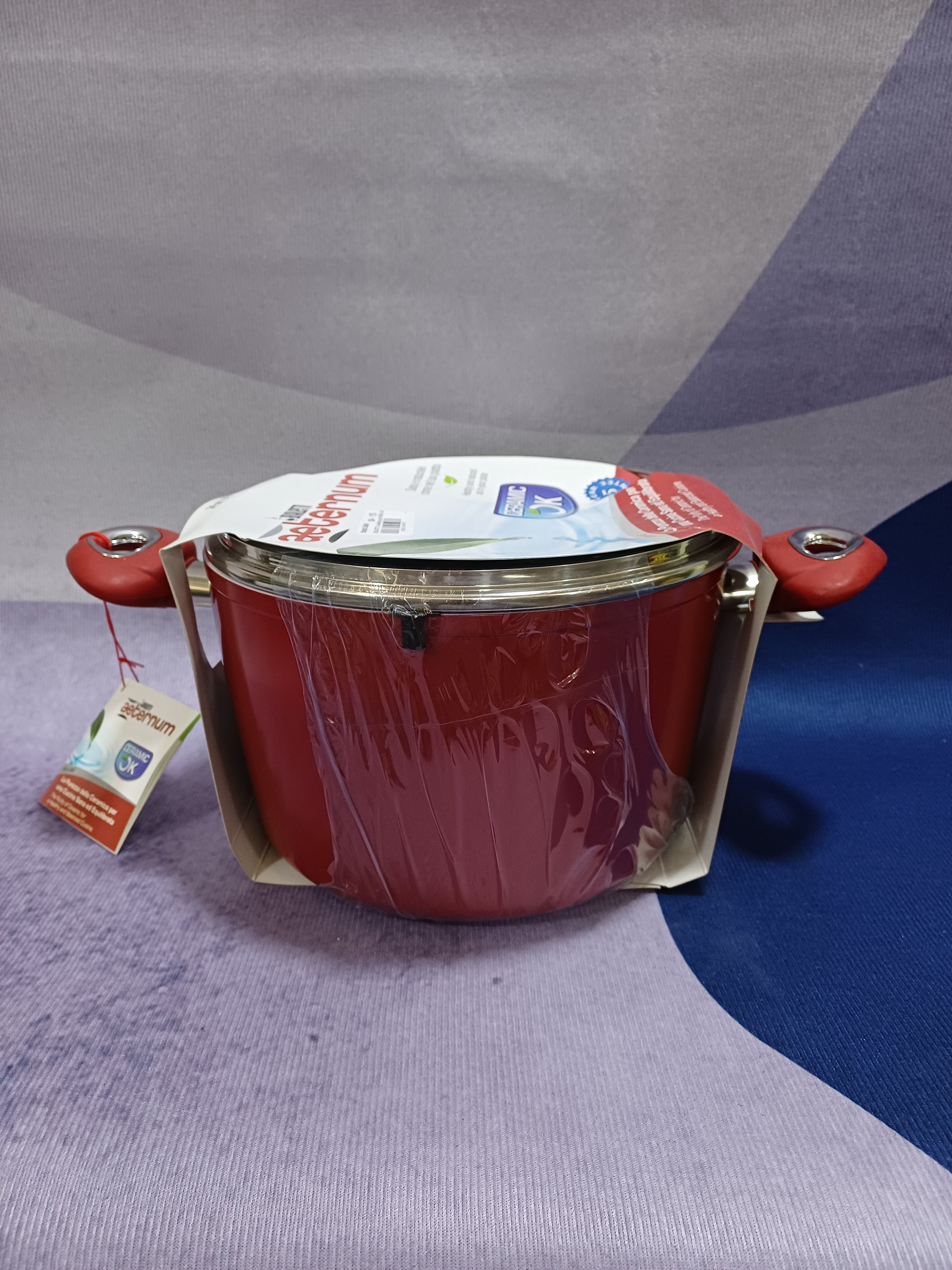 Marmite BIALETTI avec couvercle 24 cm/9,5" YETCBPC240