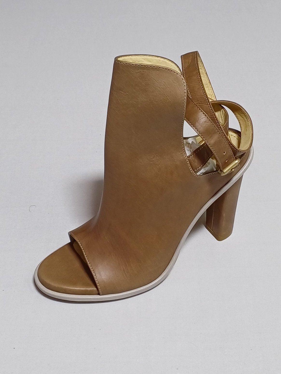 BRUNELLO CUCINELLI C2303 BOTTINES À BOUT OUVERT POUR FEMMES À TALONS HAUTS MZDRCU651