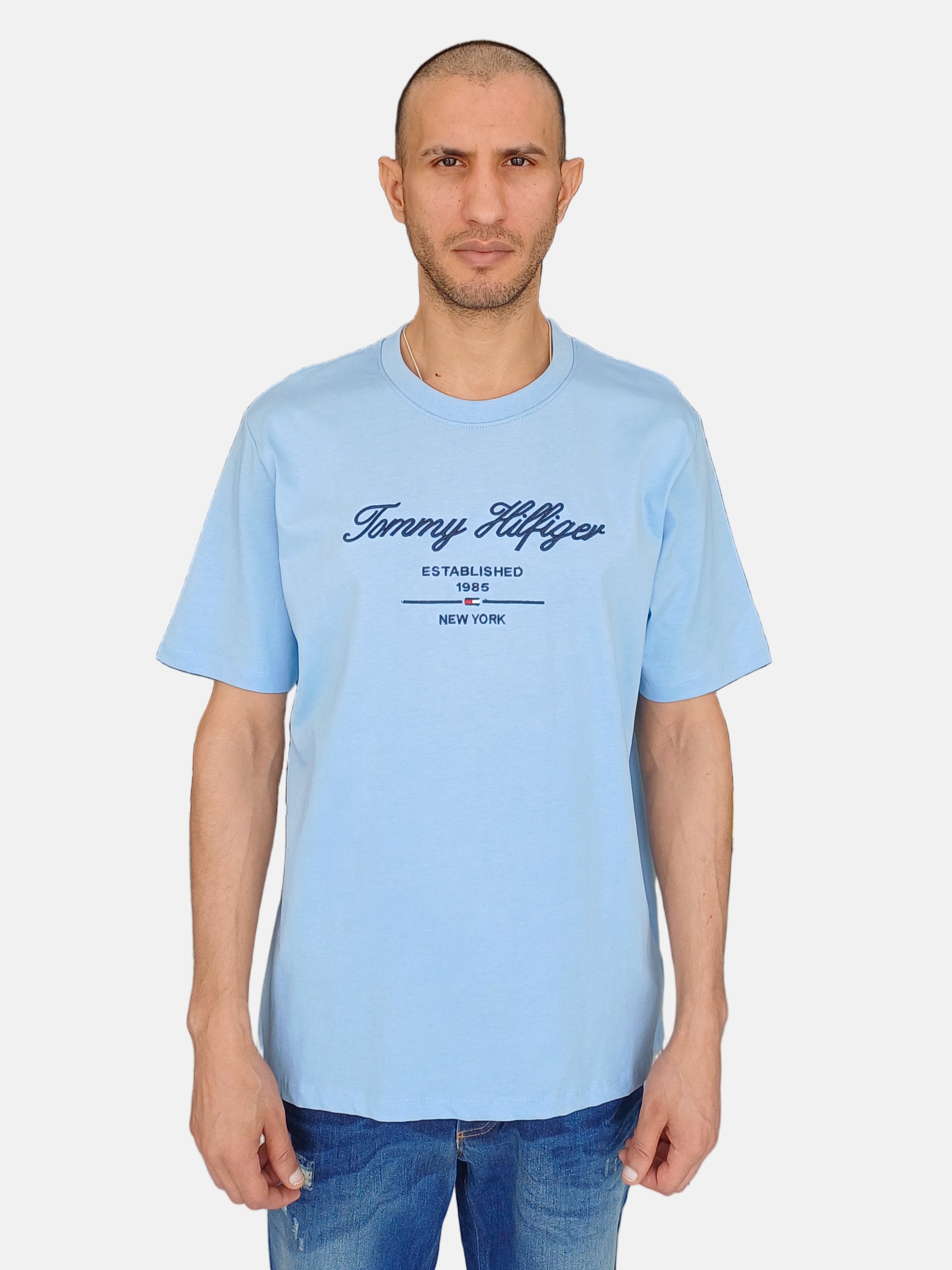 Tommy Hilfiger T-Shirt Round Neck Blue 653146