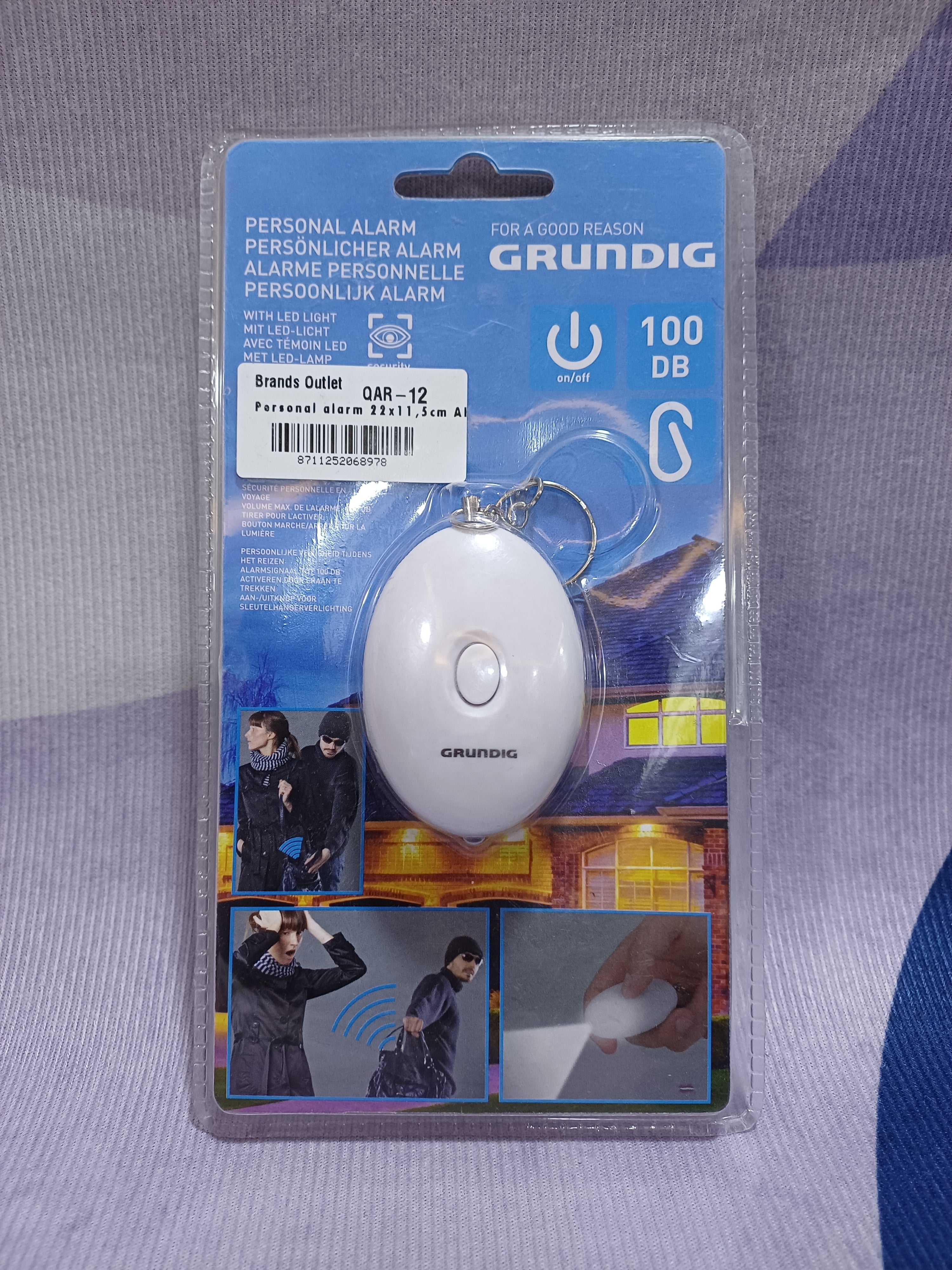 Alarme personnelle 22x11,5cm AB