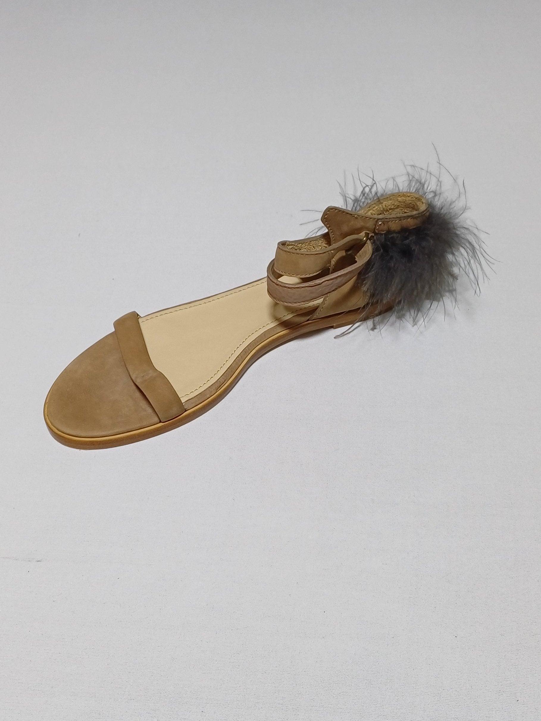 BRUNELLO CUCINELLI 40 C5340 SANDALES PLATES FEMME MZDOCU736