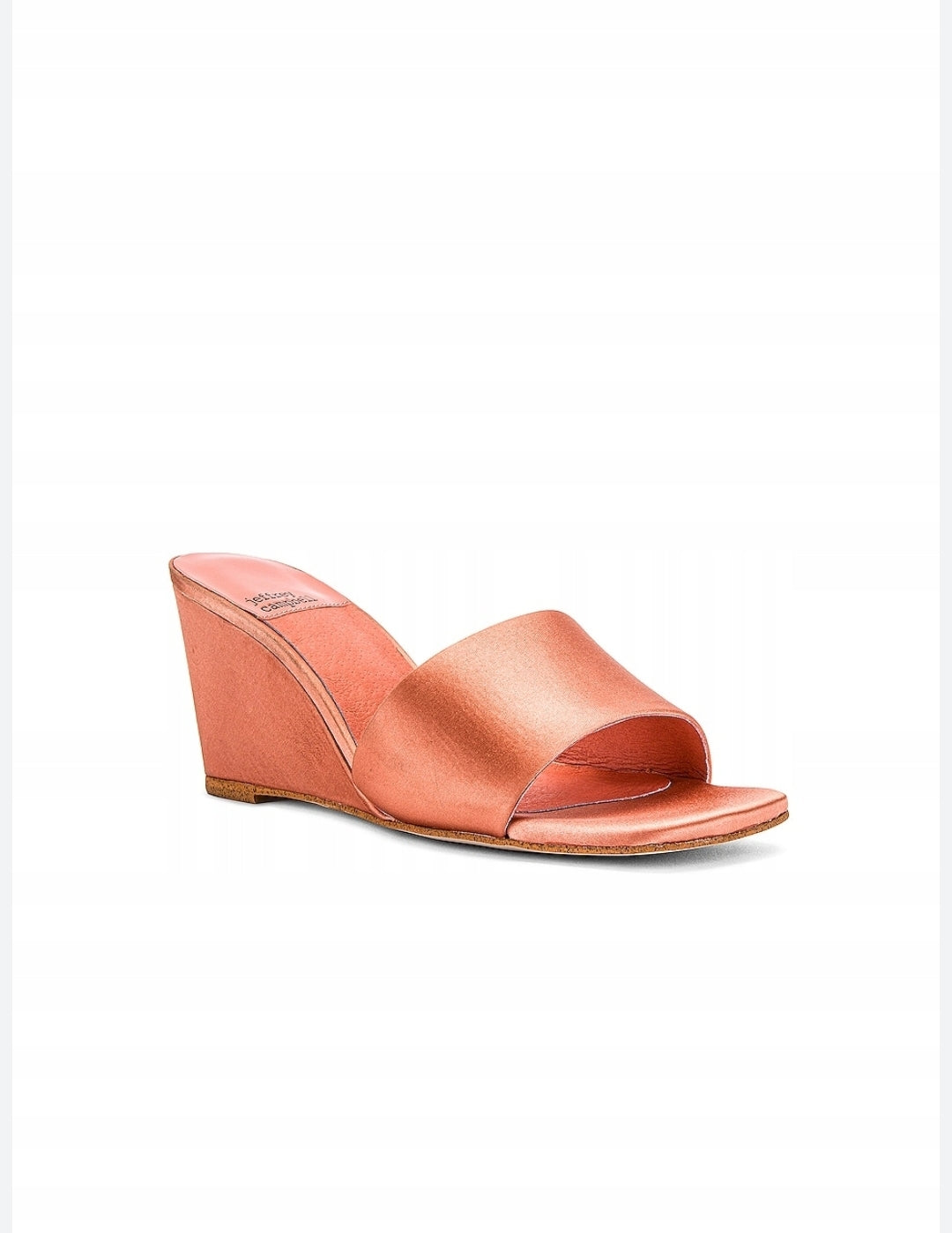 Jeffrey Campbell APPETIT Peach Stain Women Wedge Sandal