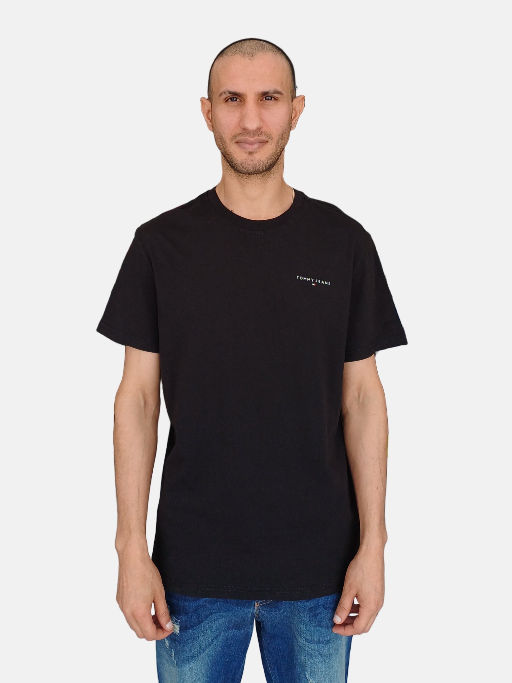 Tommy Jeans T-Shirt Round Neck Black DM21780