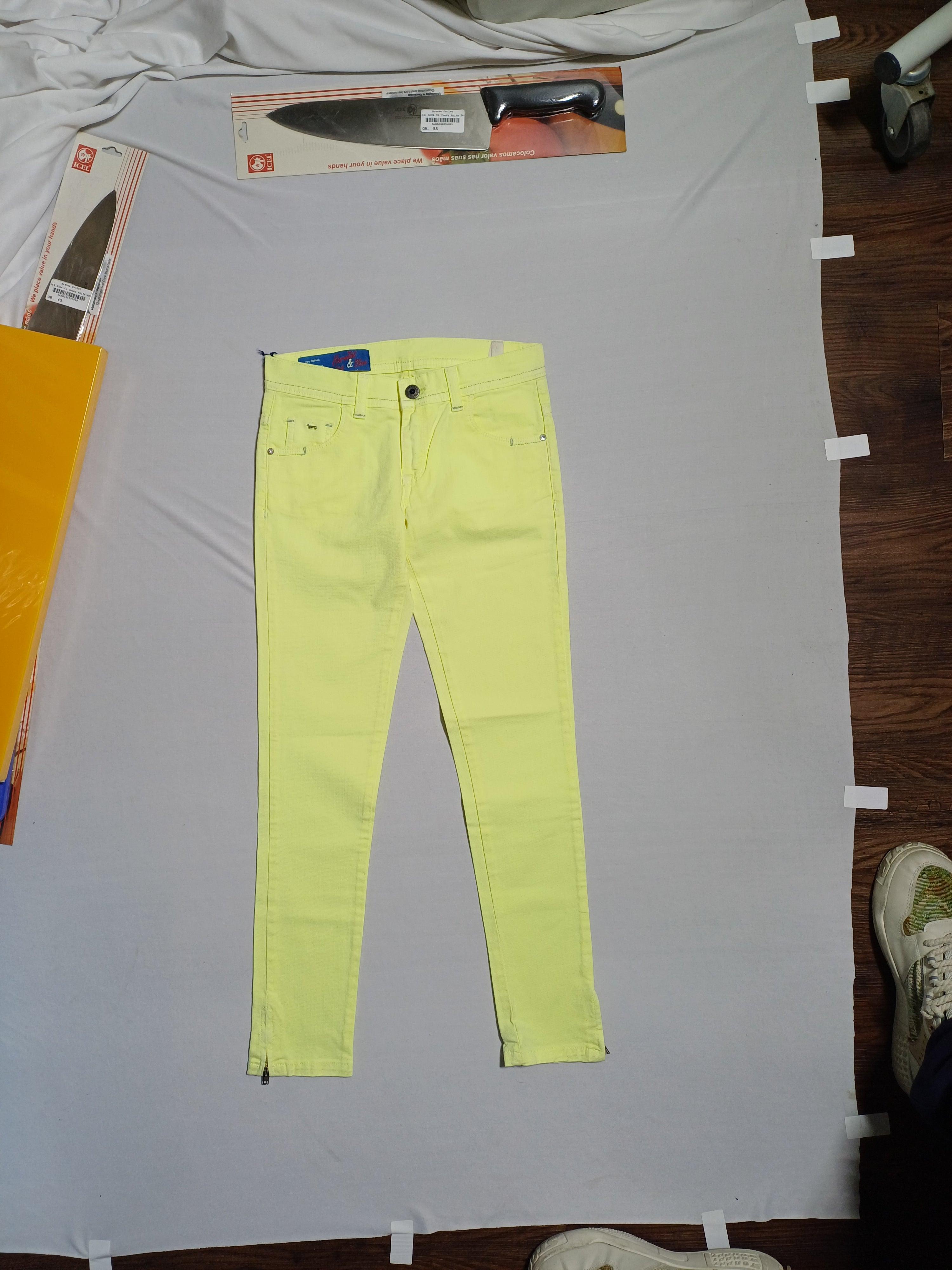 HARMONT&amp;BLAINE JAUNE-L/140 JEANS FILLE 9000JW