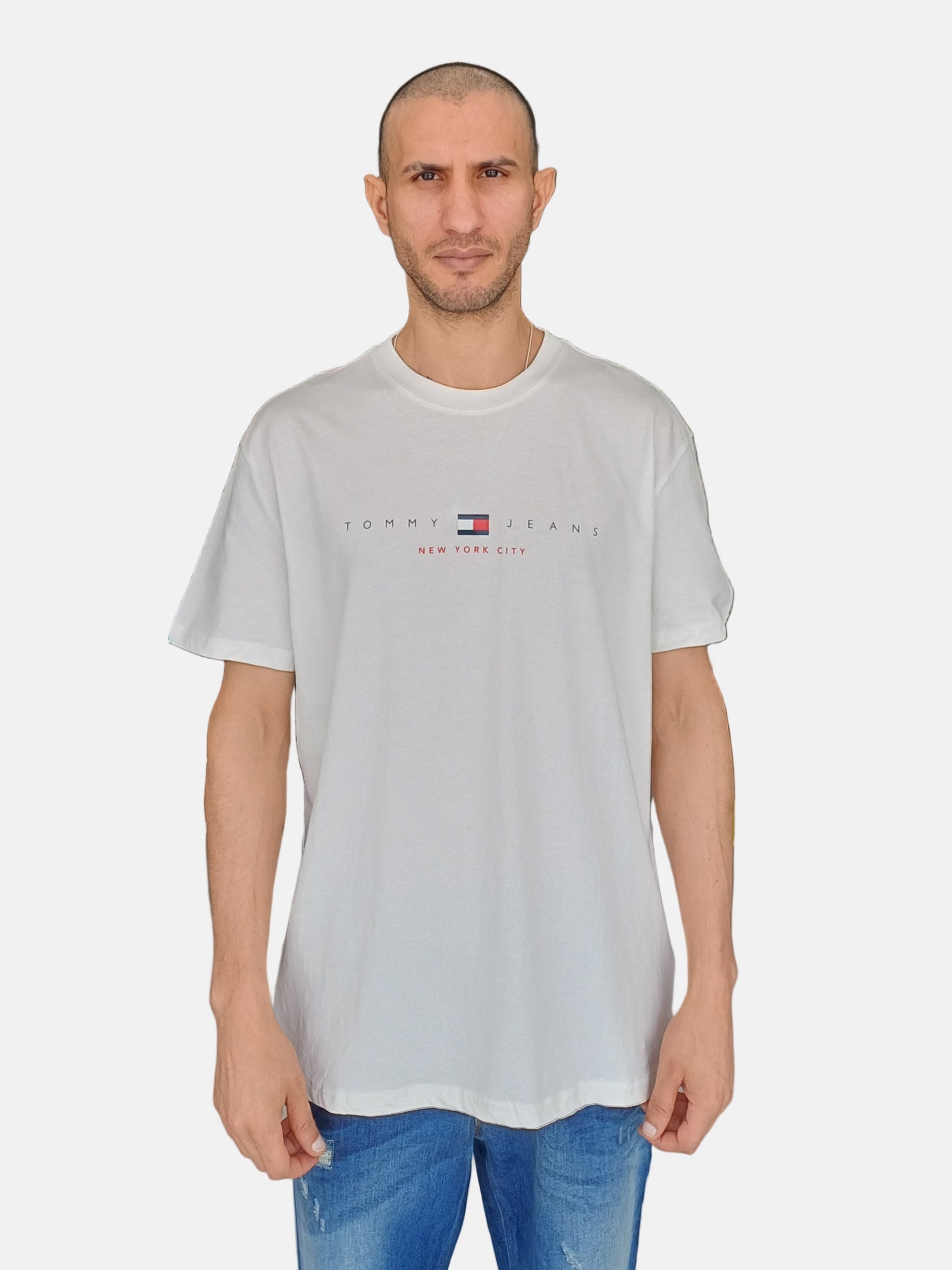 Tommy Jeans T-Shirt Round Neck White DM20001