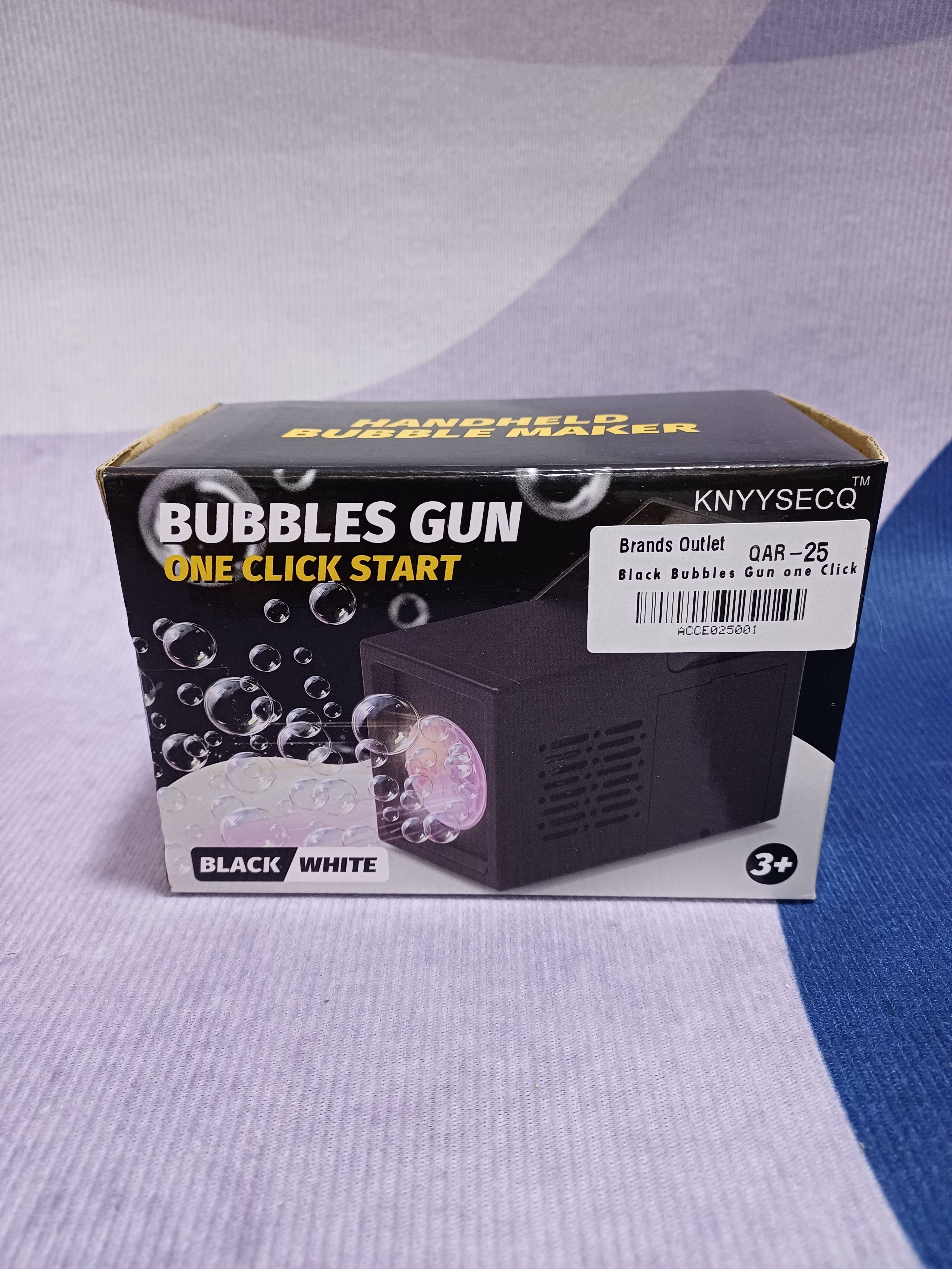 Bubbles Gun one Click Start Black