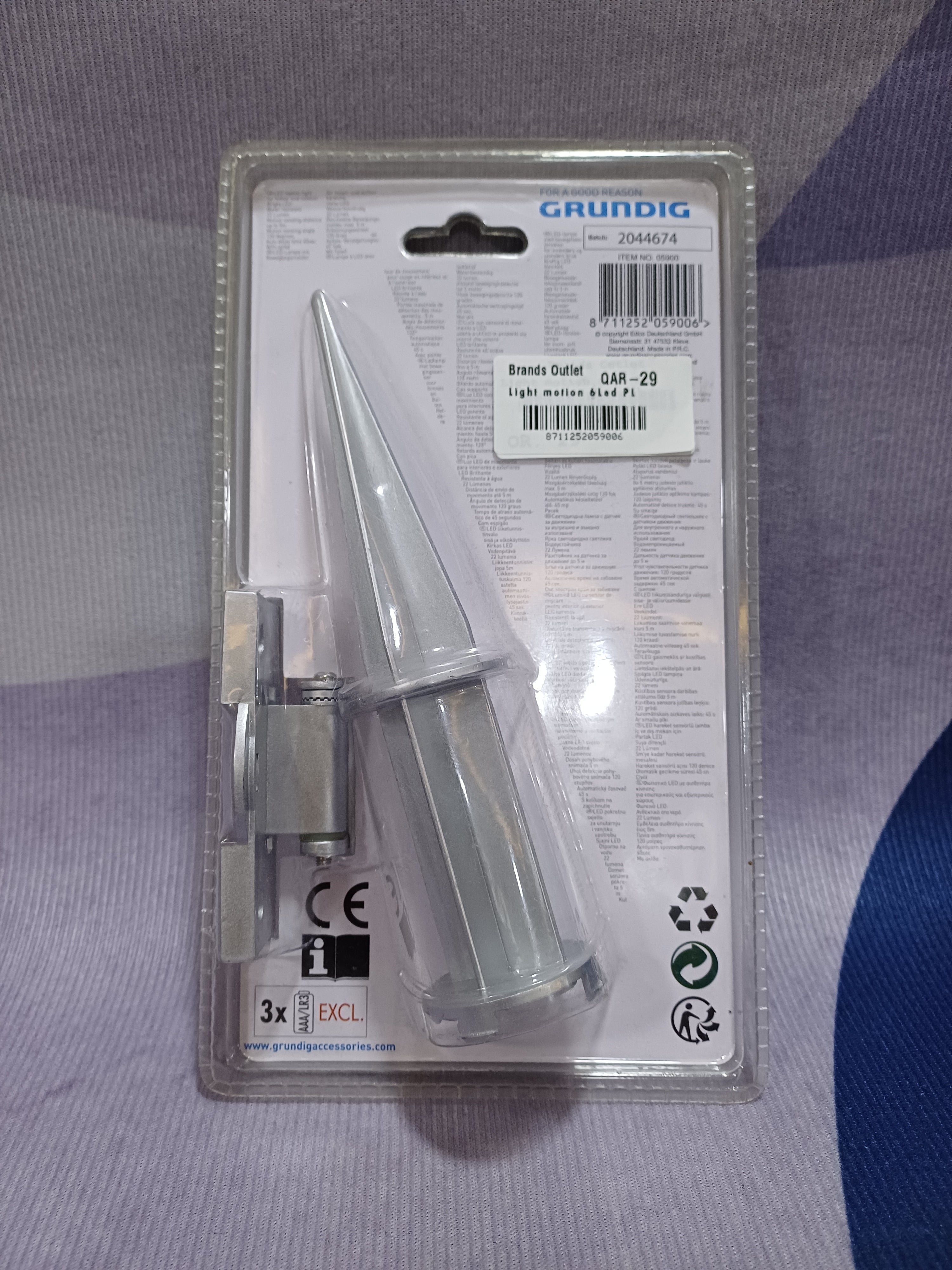 Lumière de mouvement 6Led PL