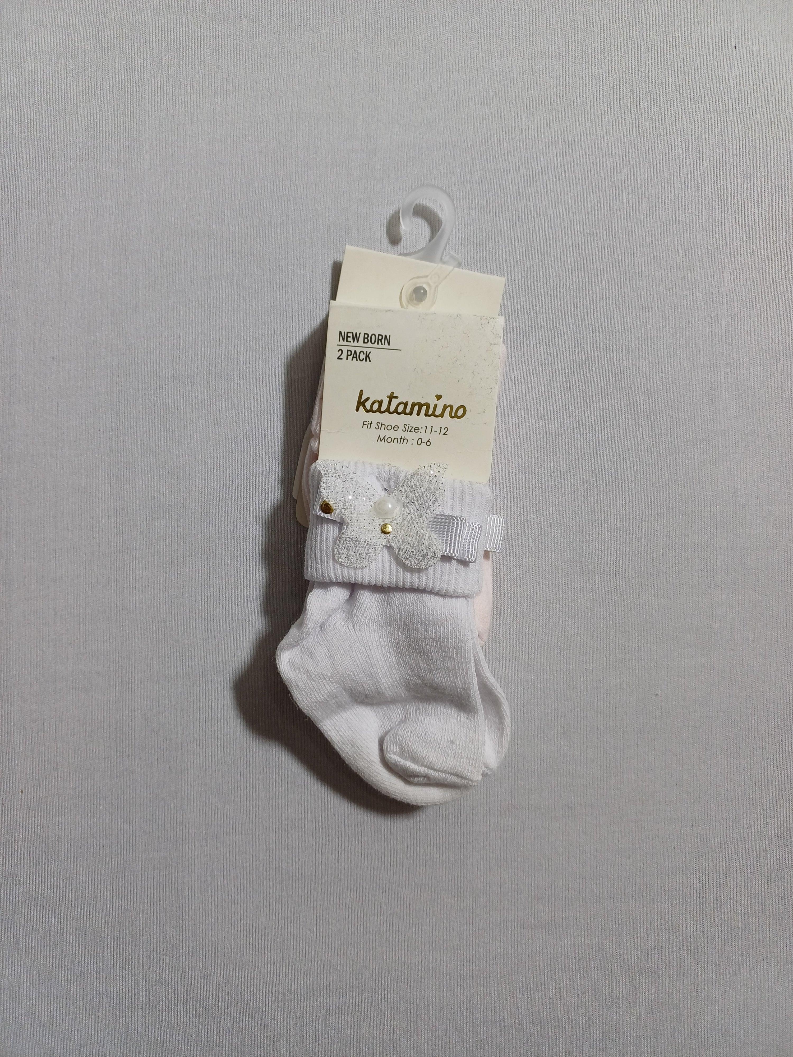 k42100 off ensemble de 2 chaussettes pour bébé
