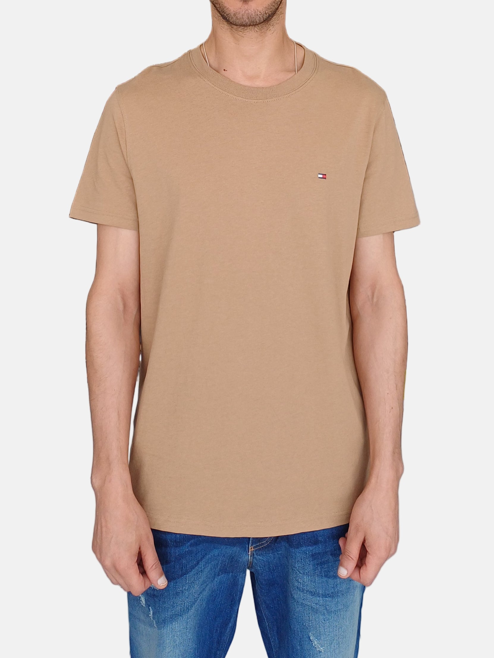Tommy Jeans T-Shirt Round Neck Brown MO05487 7