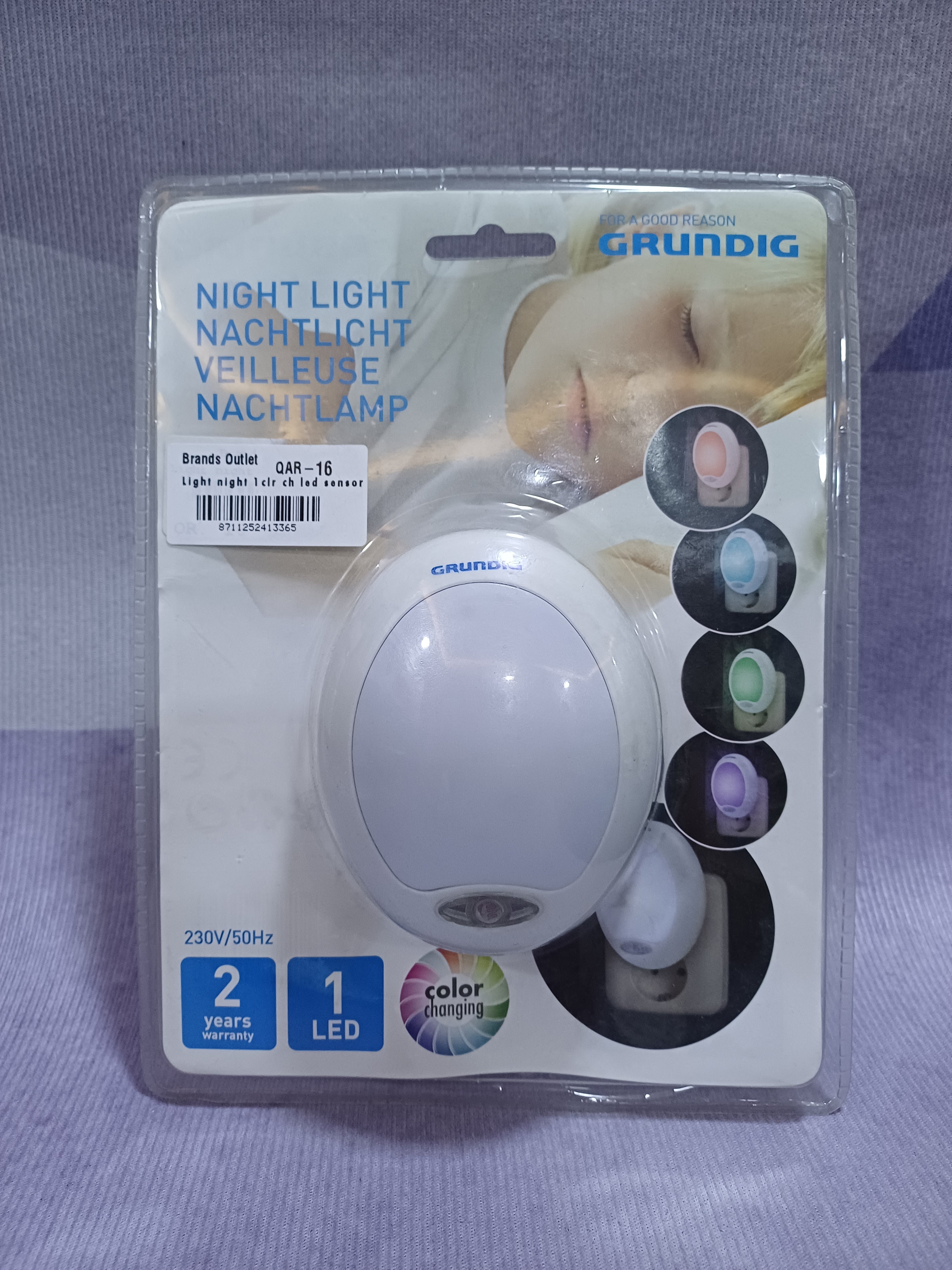 Veilleuse 1clr ch led capteur