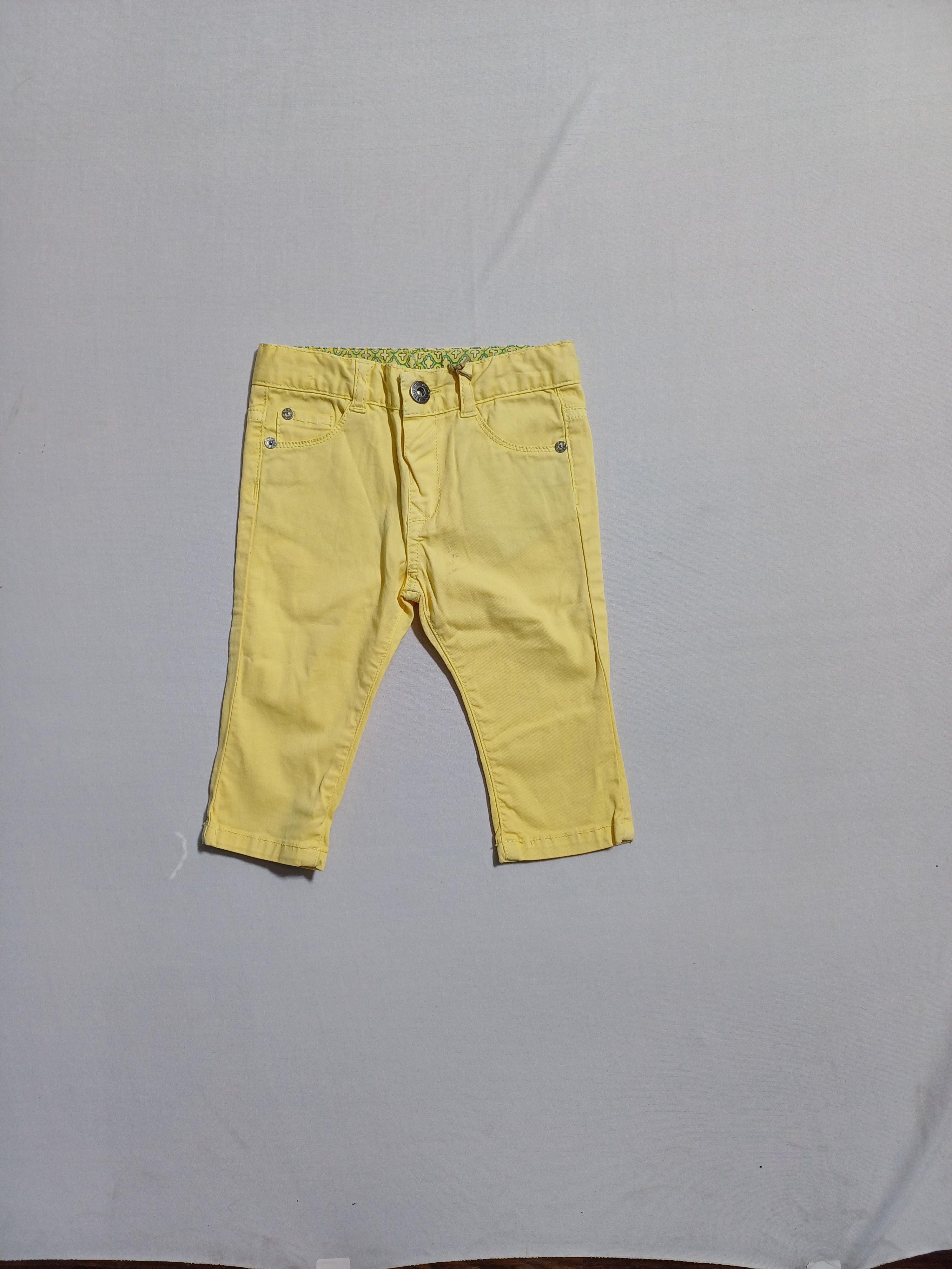 PANTALON BÉBÉ SPITFIRE JAUNE-3-6M 3121401N