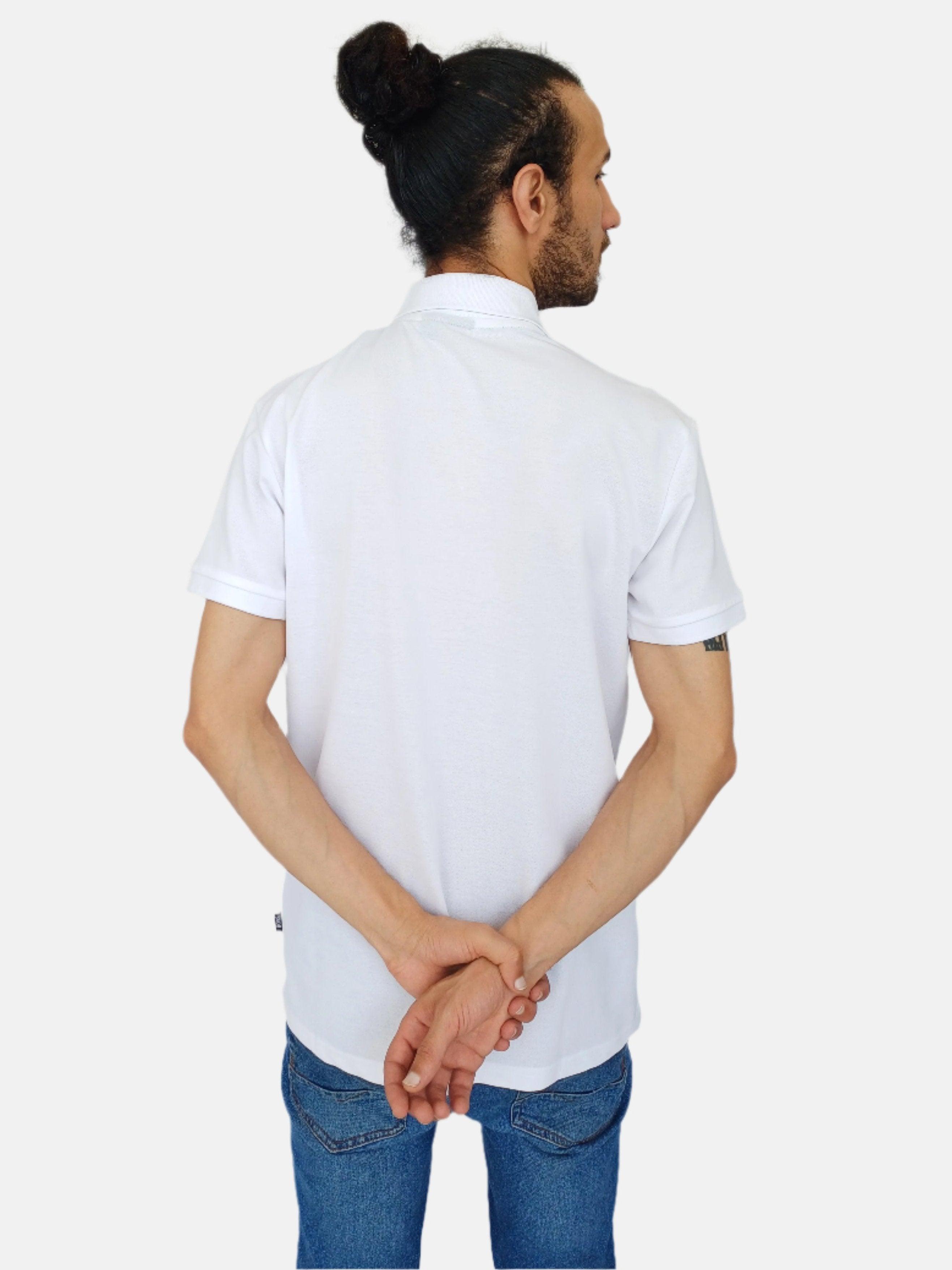 Polo blanc avec logo W Parley Boss 50494953