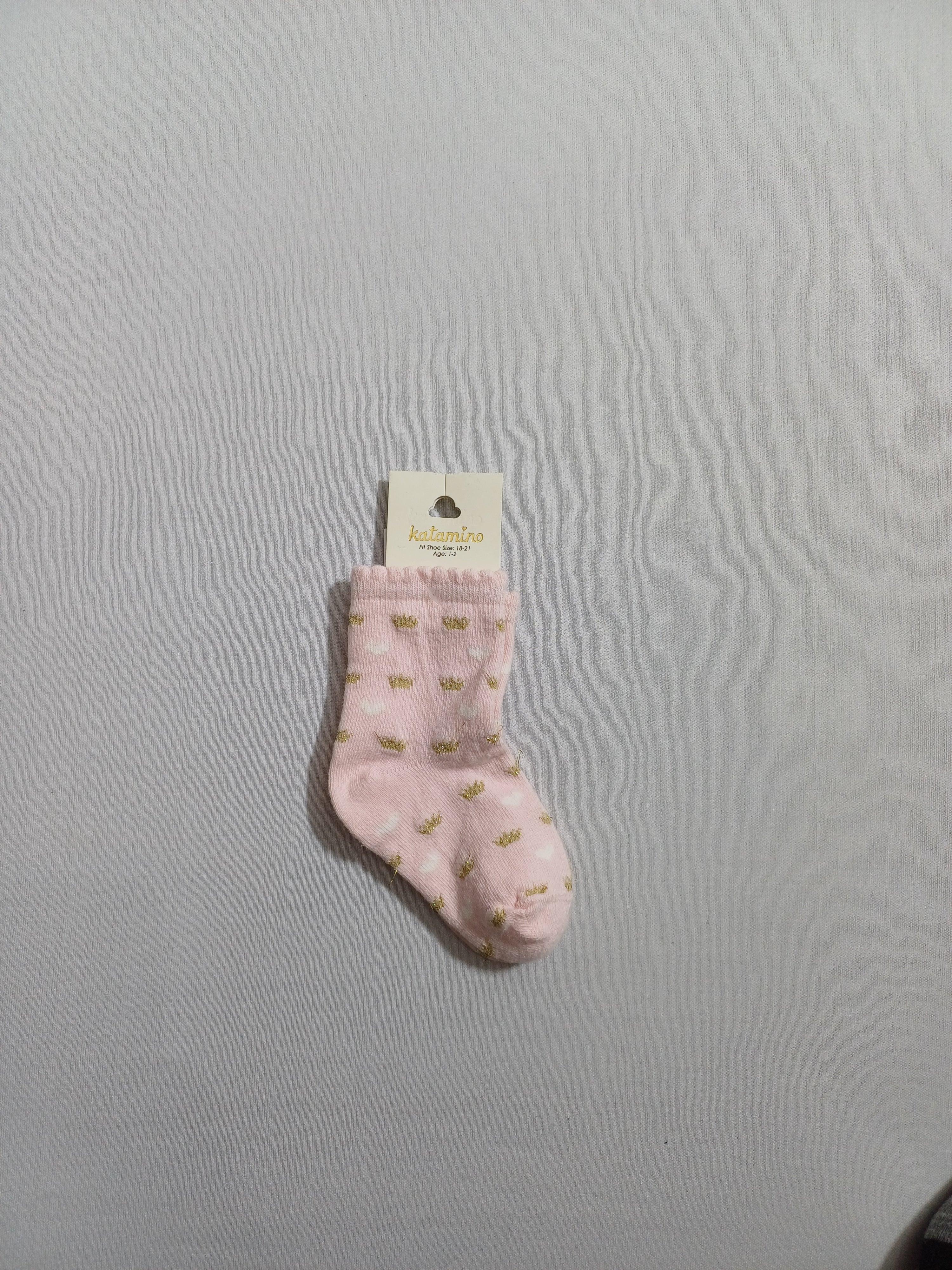 k20020 Chaussettes roses pour fille Karolina