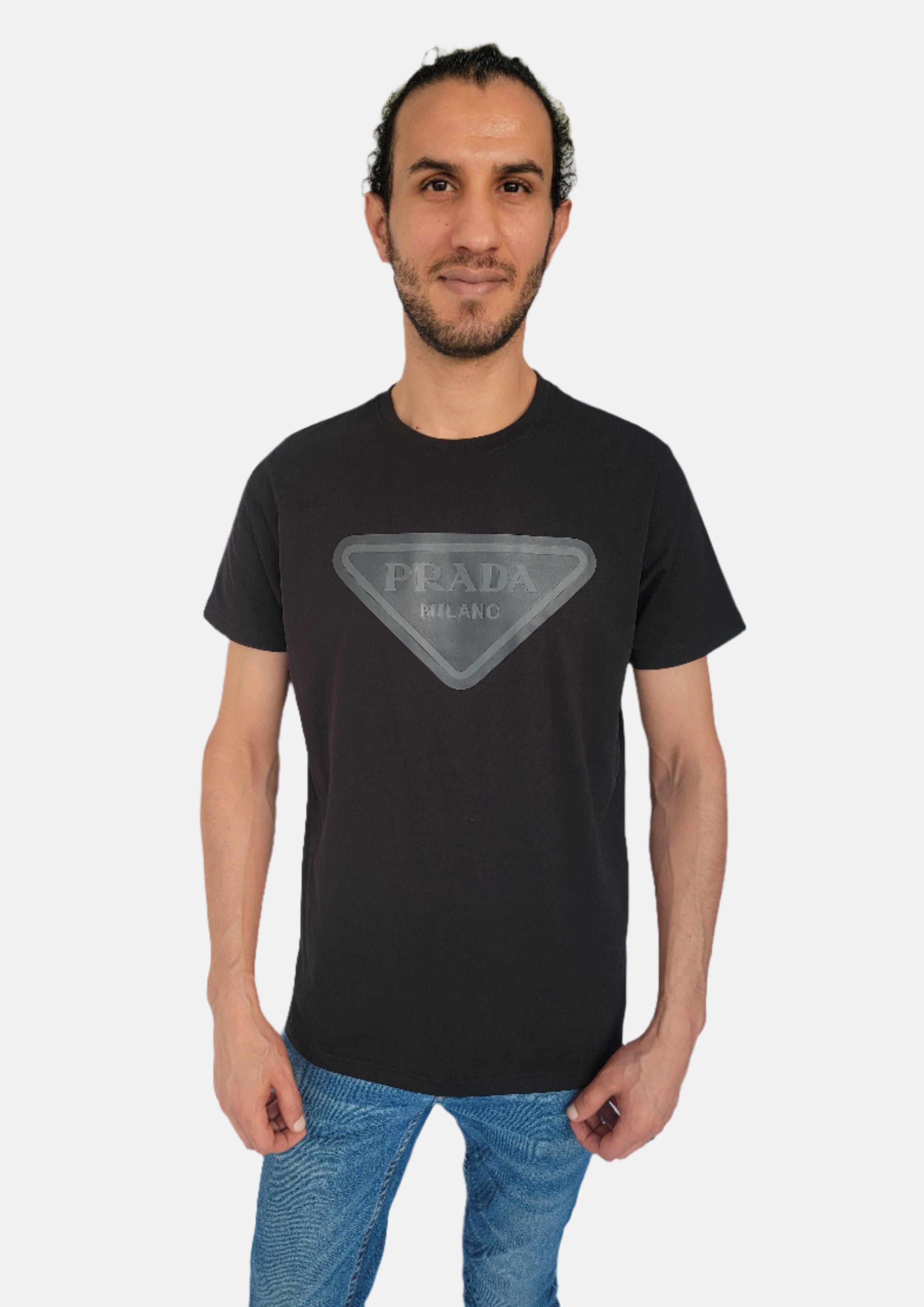 PRADA MILANO BLACK MEN T-SHIRT – Brands Outlet